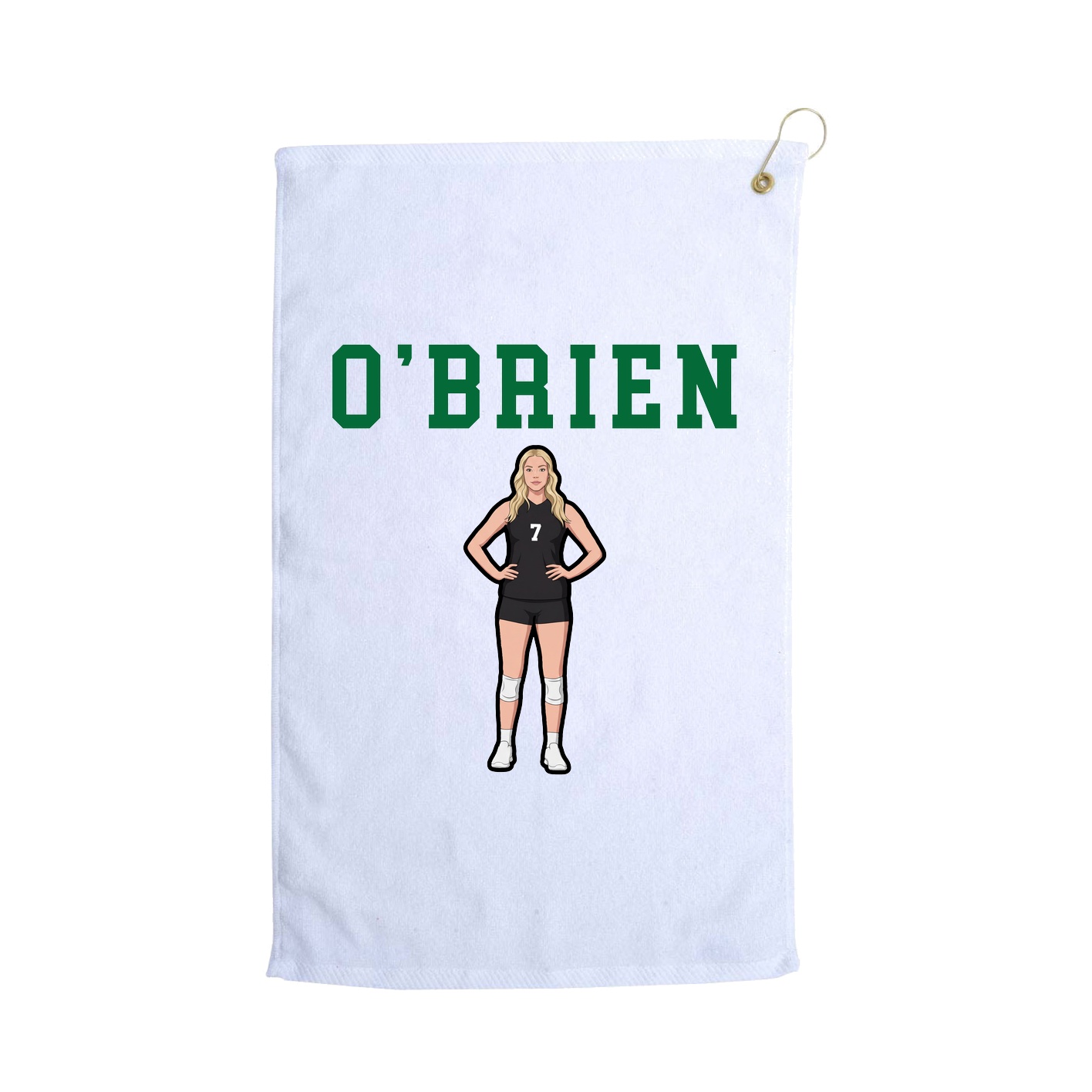 Golf Towel — Shirsey in White