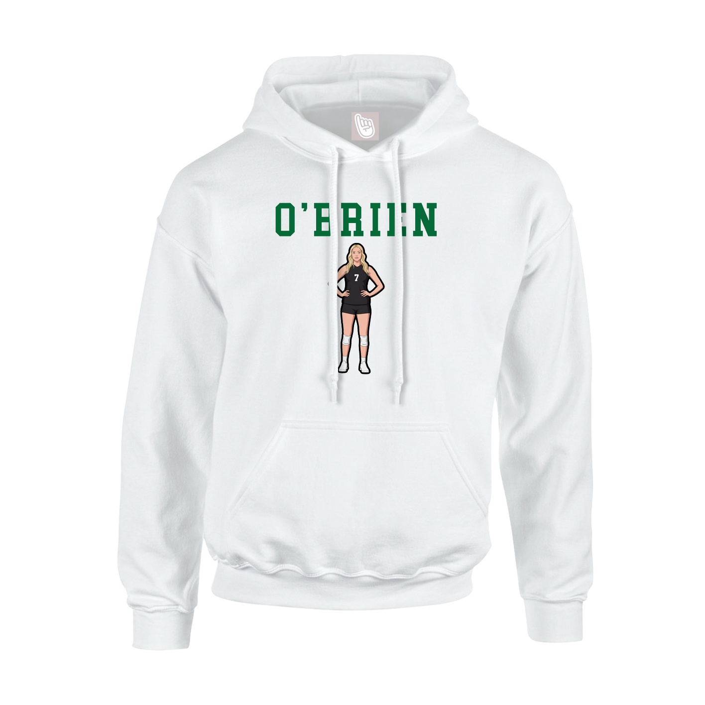 Hoodie — Shirsey in White
