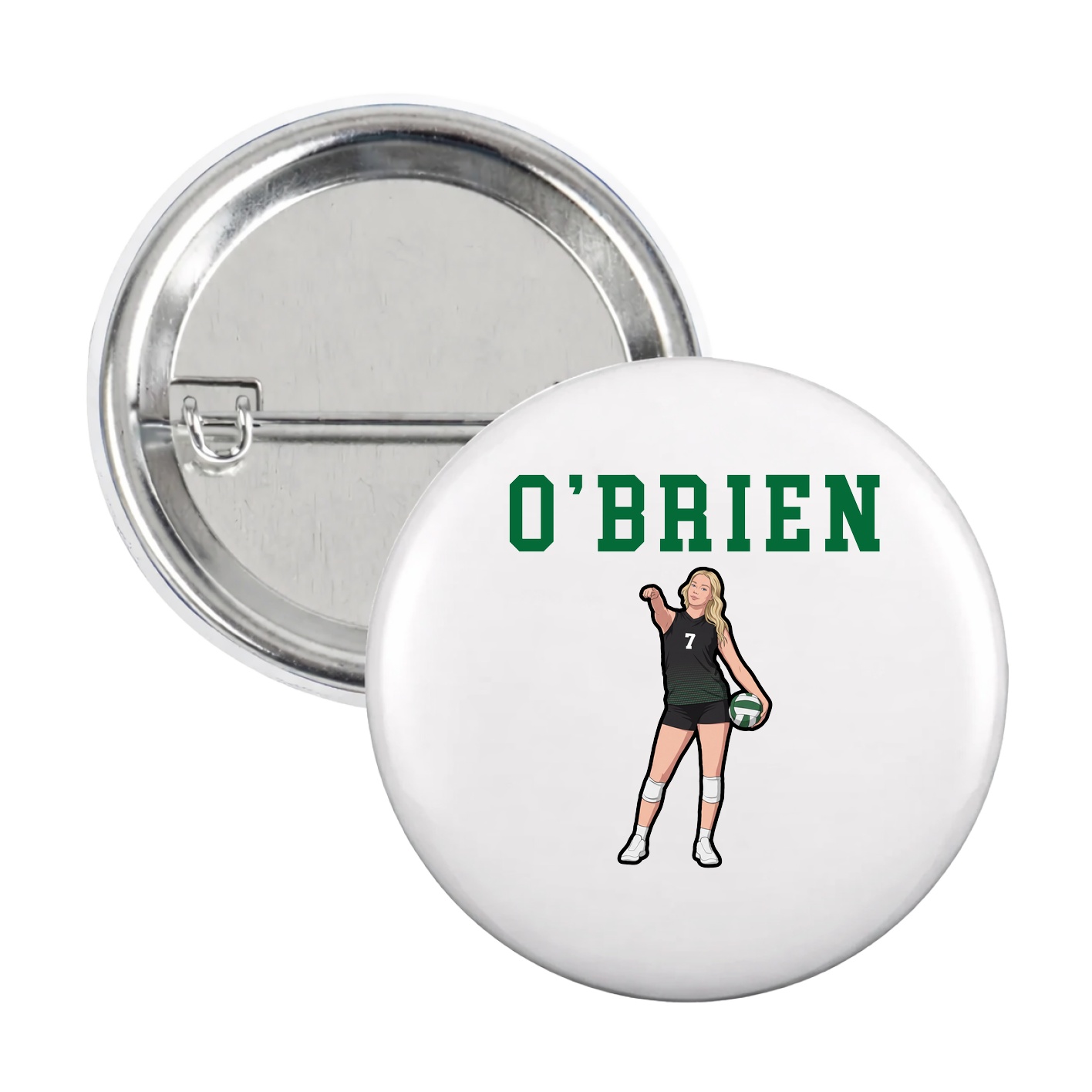 Game Day Button — Shirsey in White