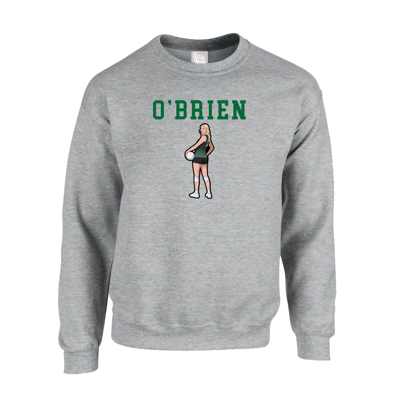 Fleece Crew — Shirsey in Grey