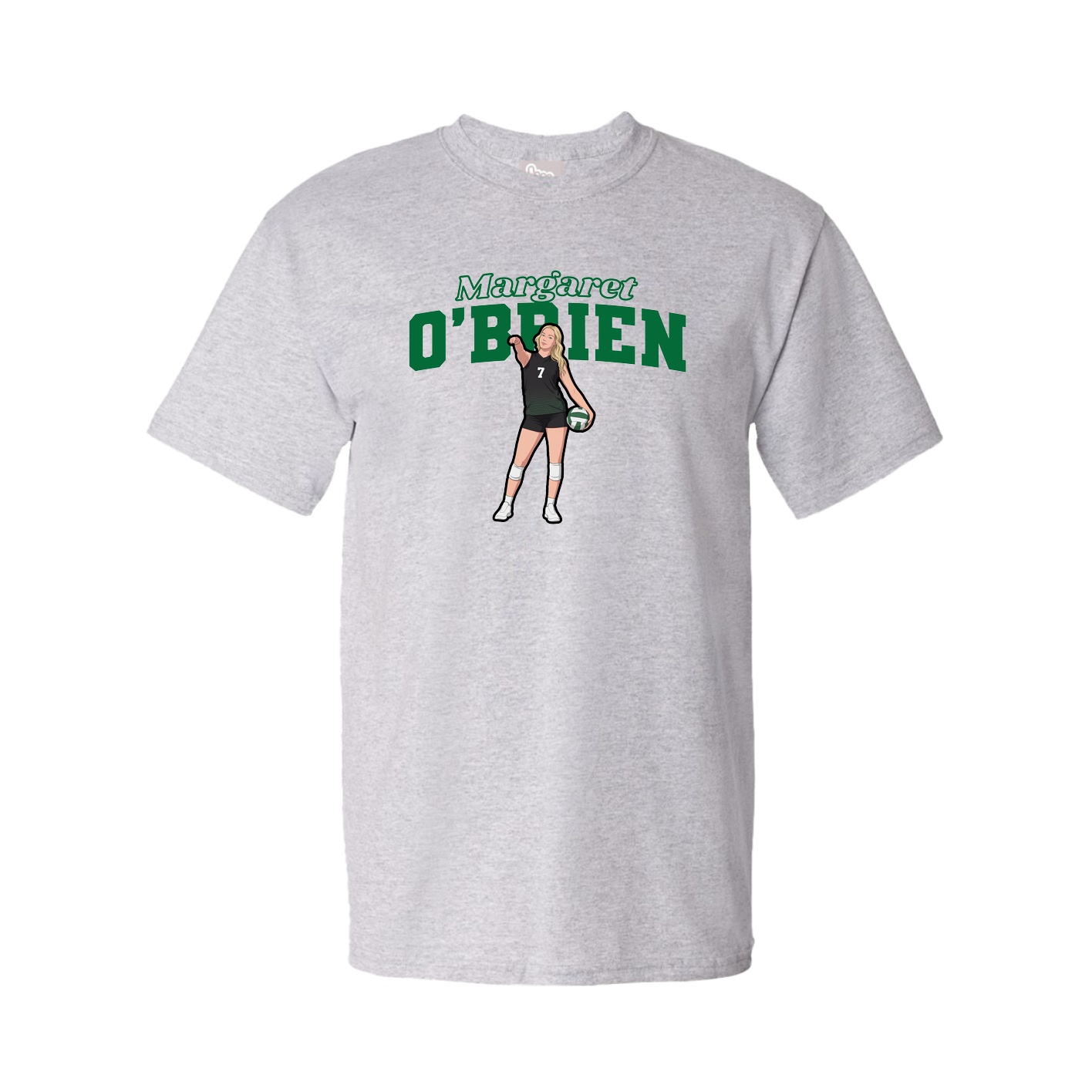 Tee — Name Arch in Grey