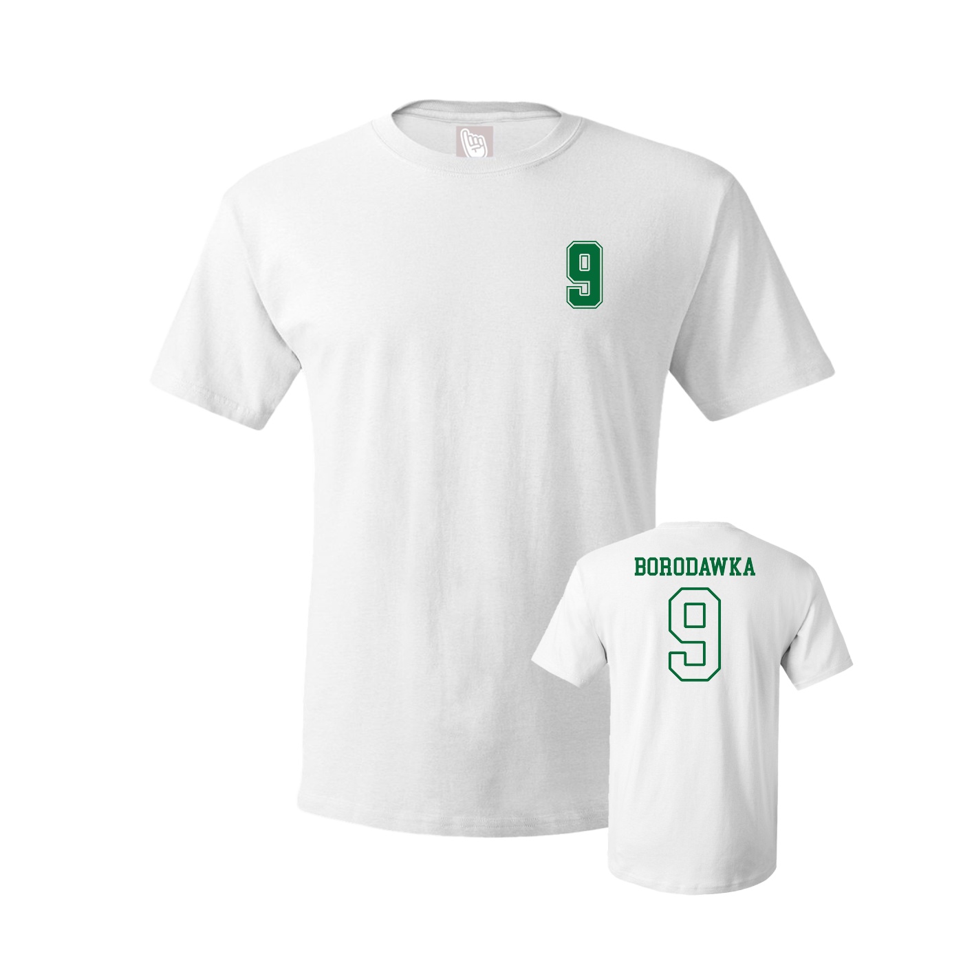 Youth Tee — Chest Back in White