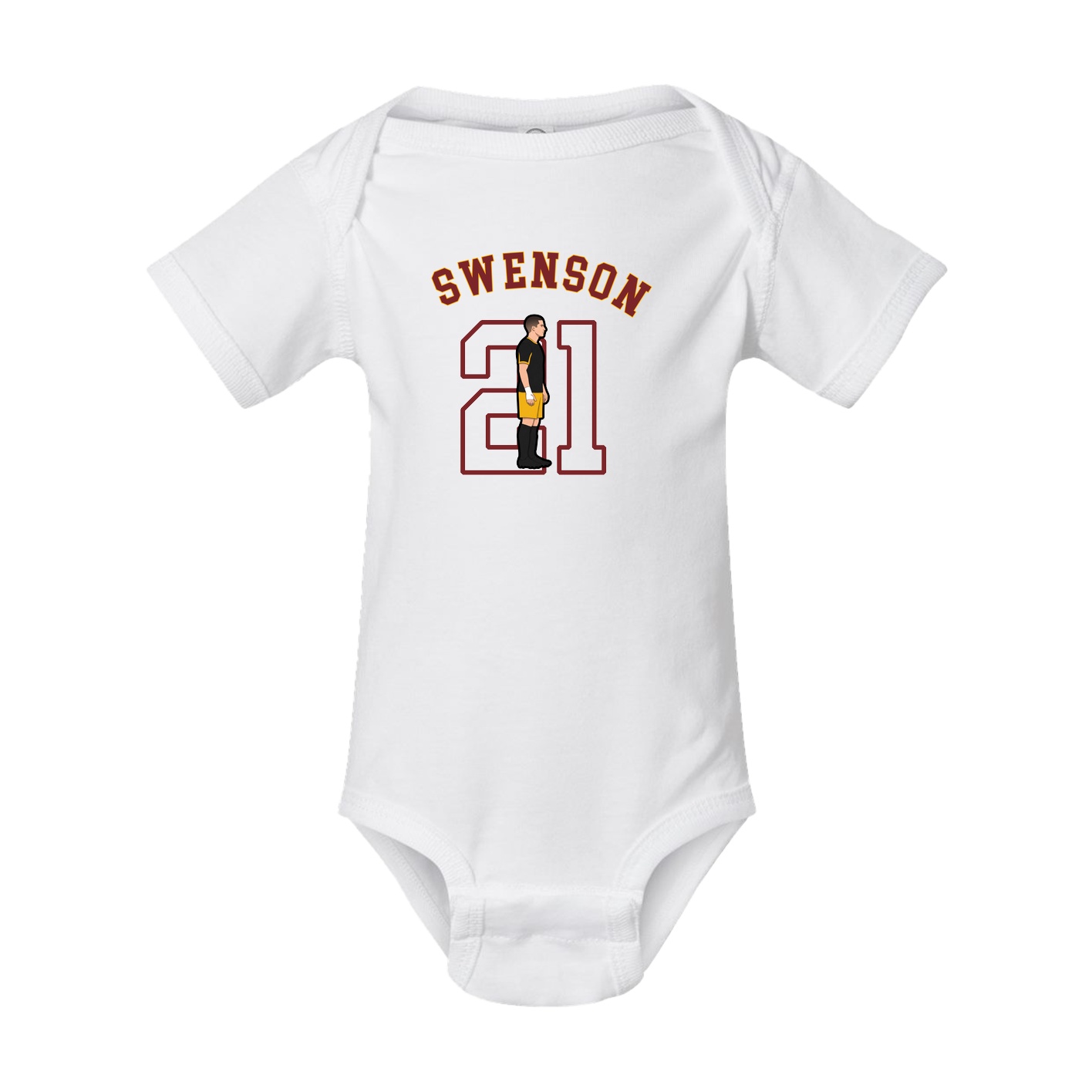 Baby Onesie — Shirsey Arch in White
