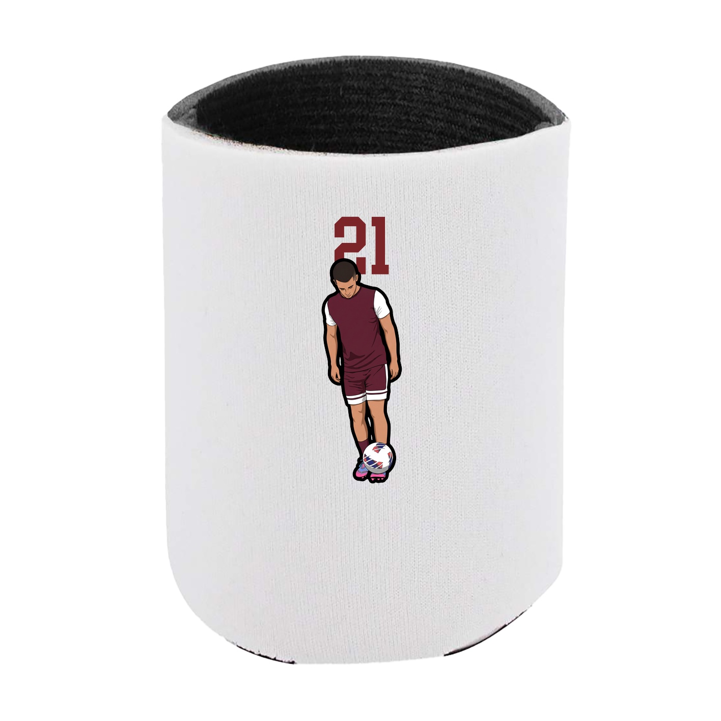 Can Holder — Number Top in White