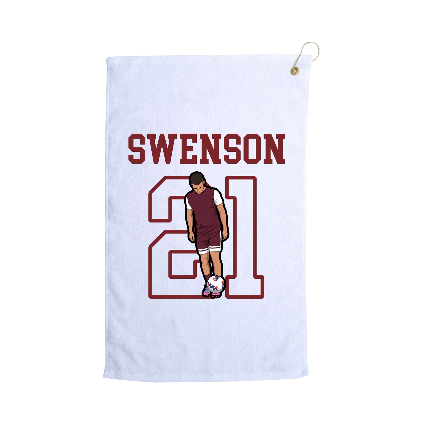 Golf Towel — Shirsey in White