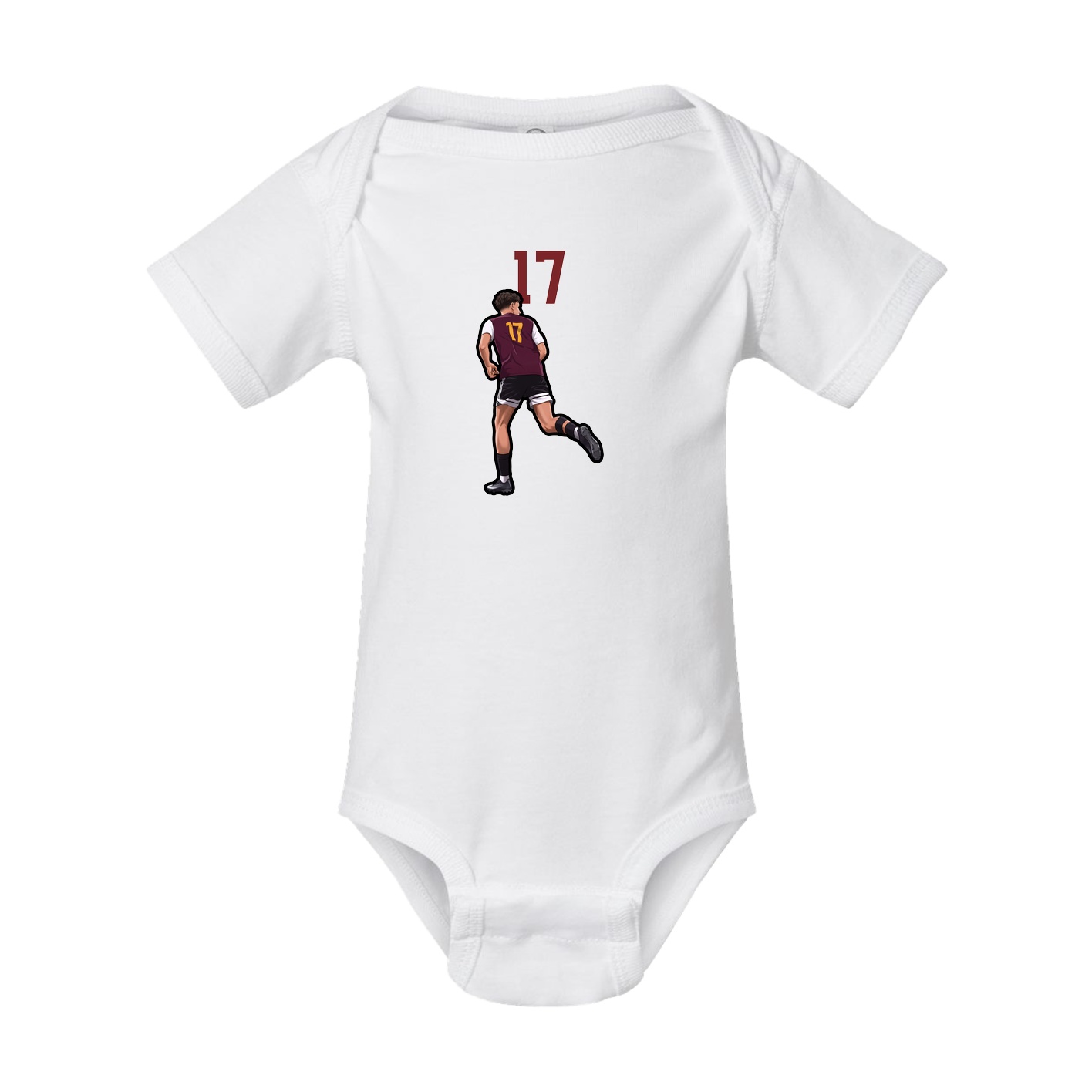Baby Onesie — Number Top in White