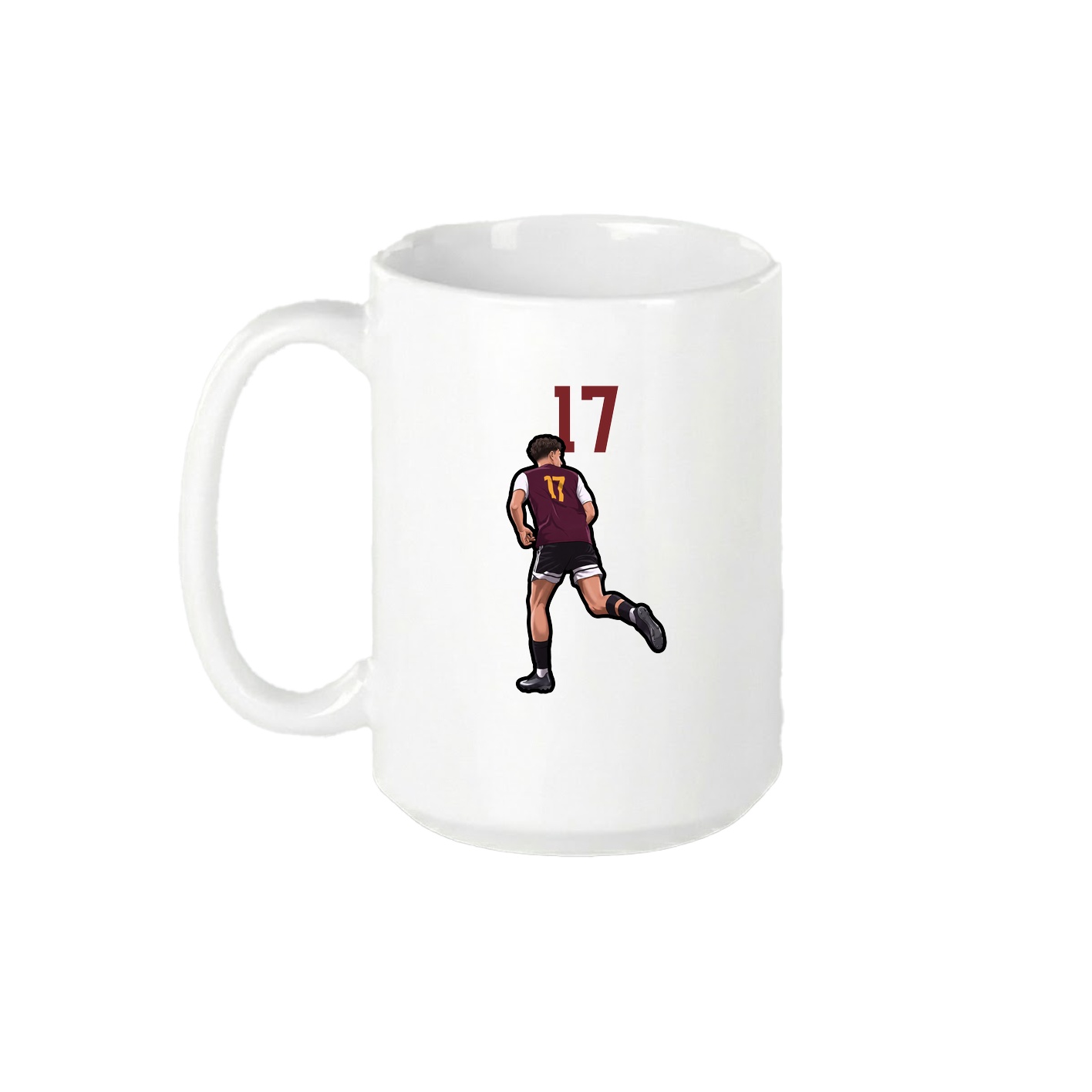 15oz Coffee Mug — Number Top in White