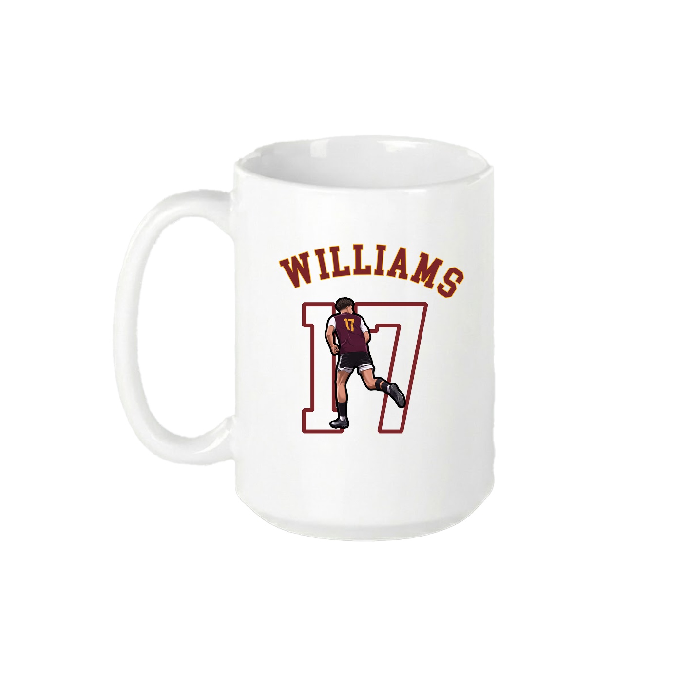 15oz Coffee Mug — Shirsey Arch in White