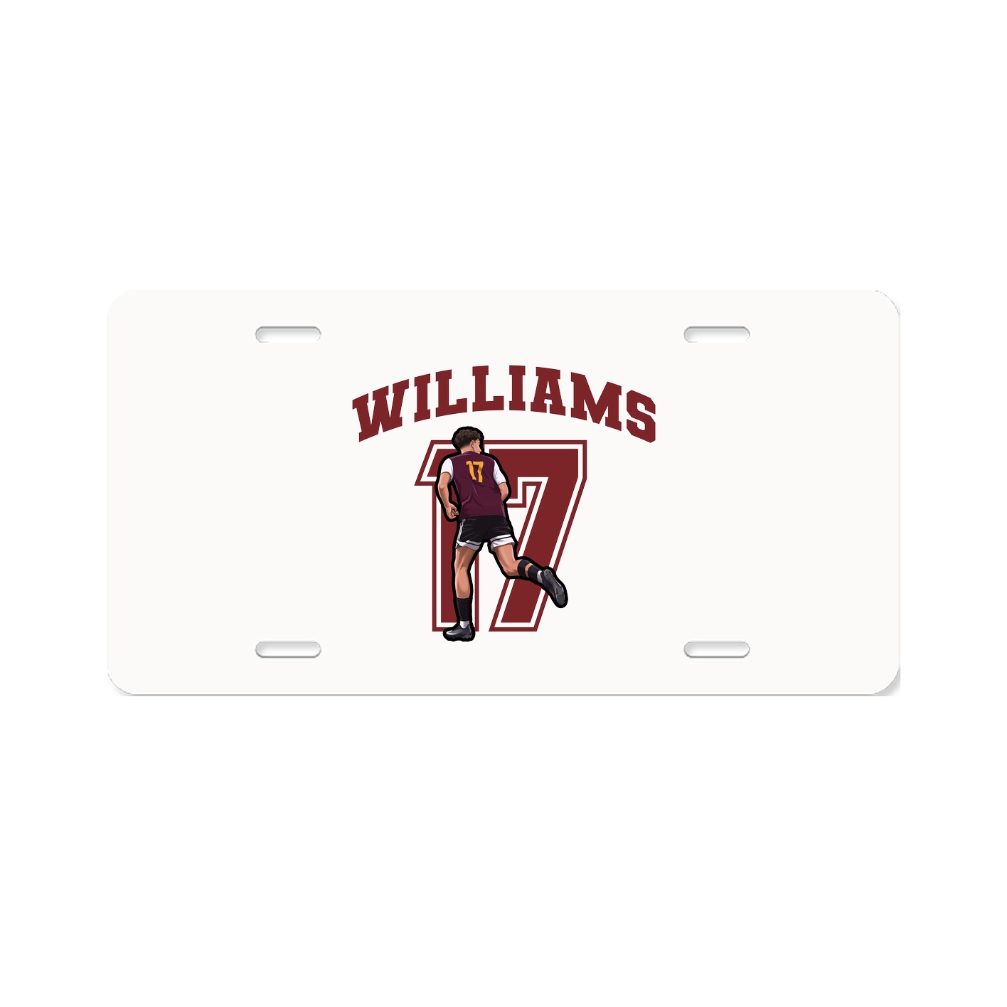 License Plate — Number in Classic