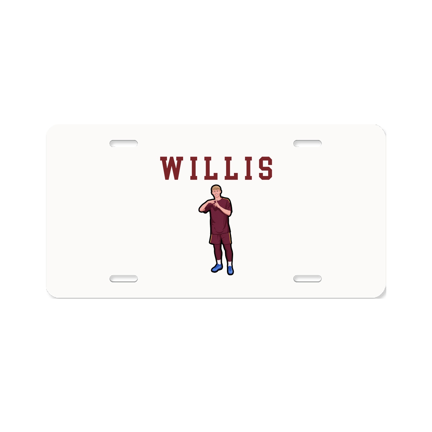 License Plate — Shirsey in Classic