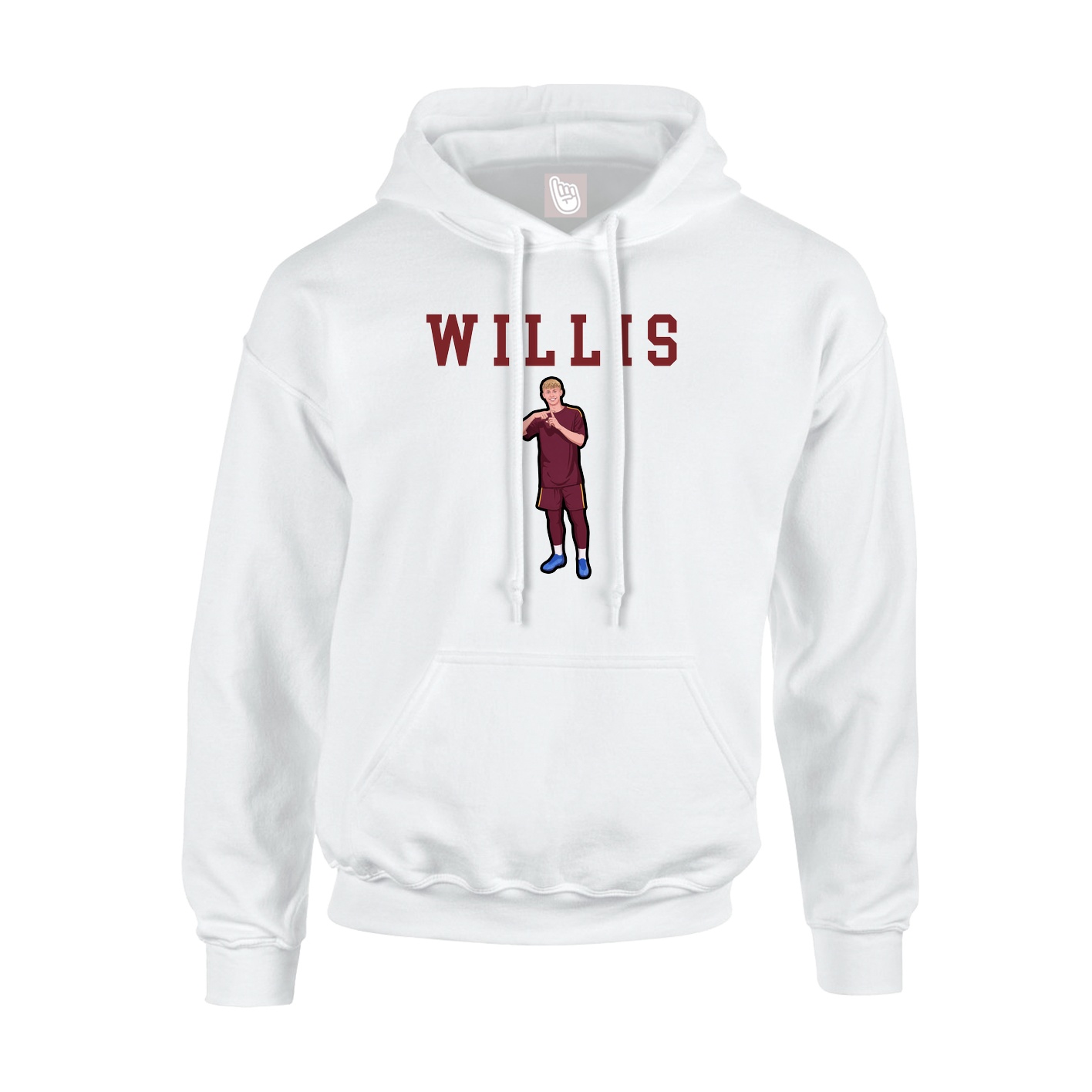 Hoodie — Shirsey in White