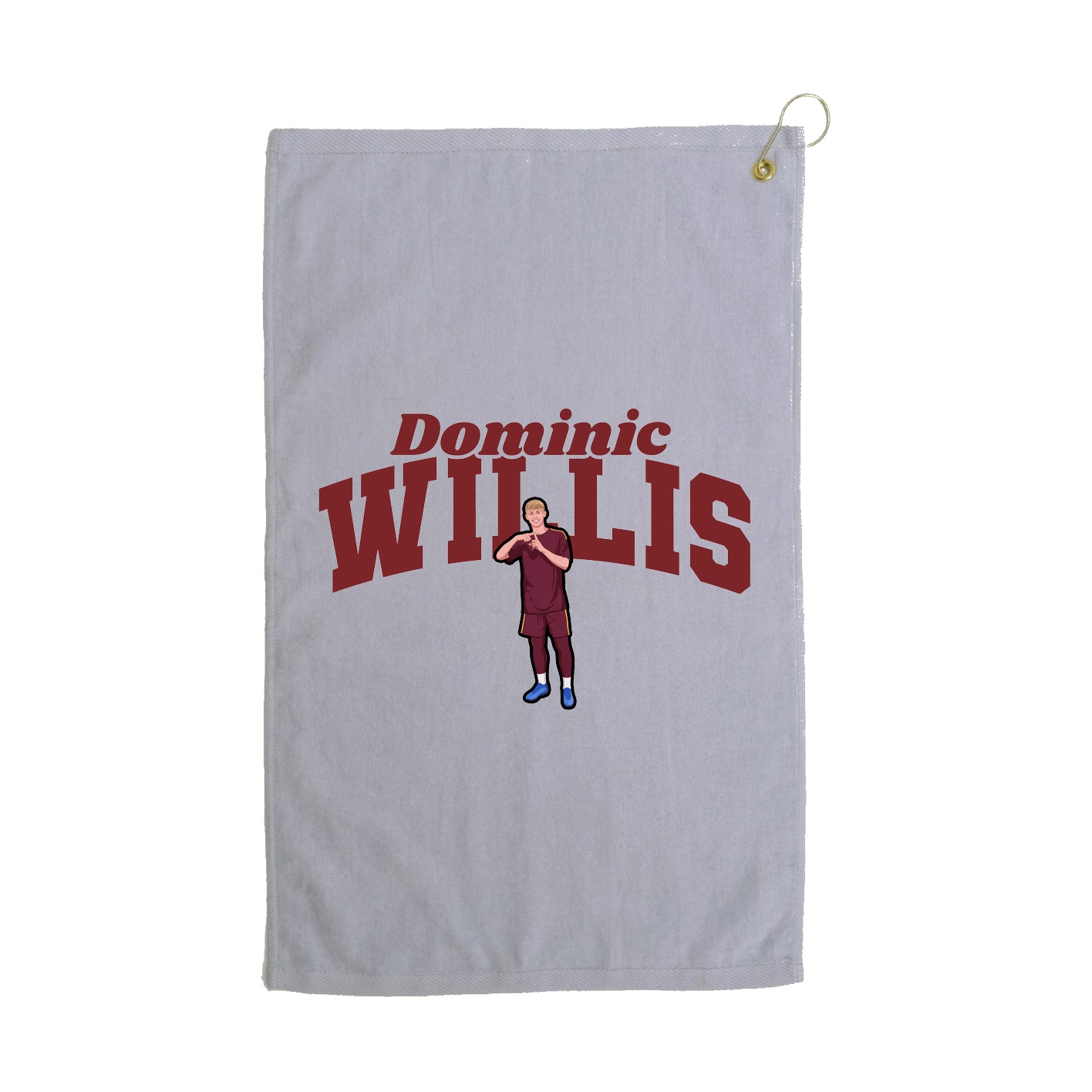 Golf Towel — Signature Arch in Grey