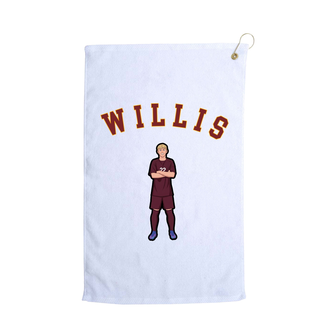 Golf Towel — Shirsey Arch in White