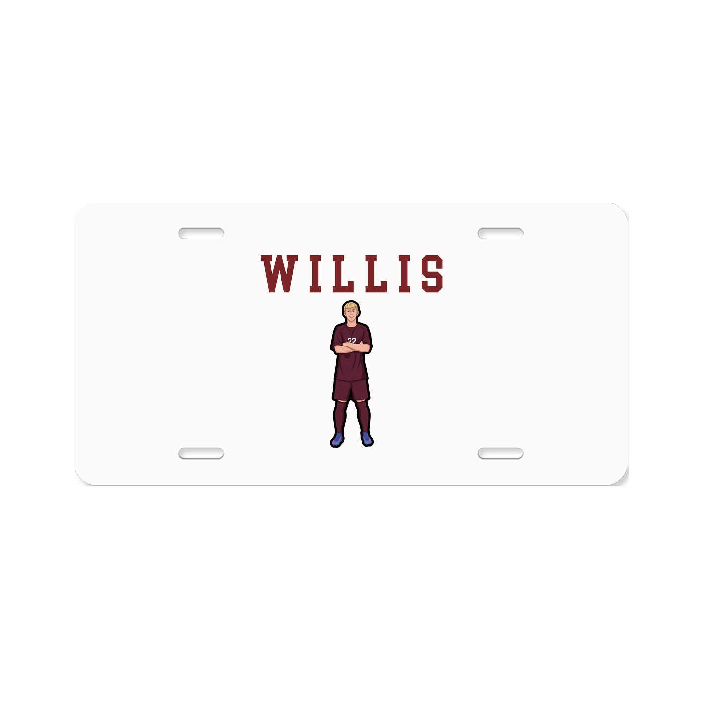 License Plate — Shirsey in Classic