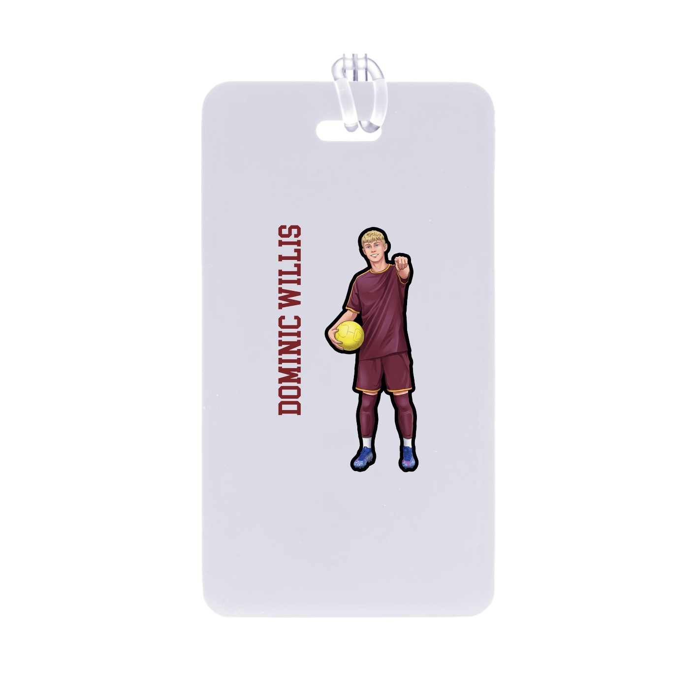 Bag Tag — Name Vertical in Classic