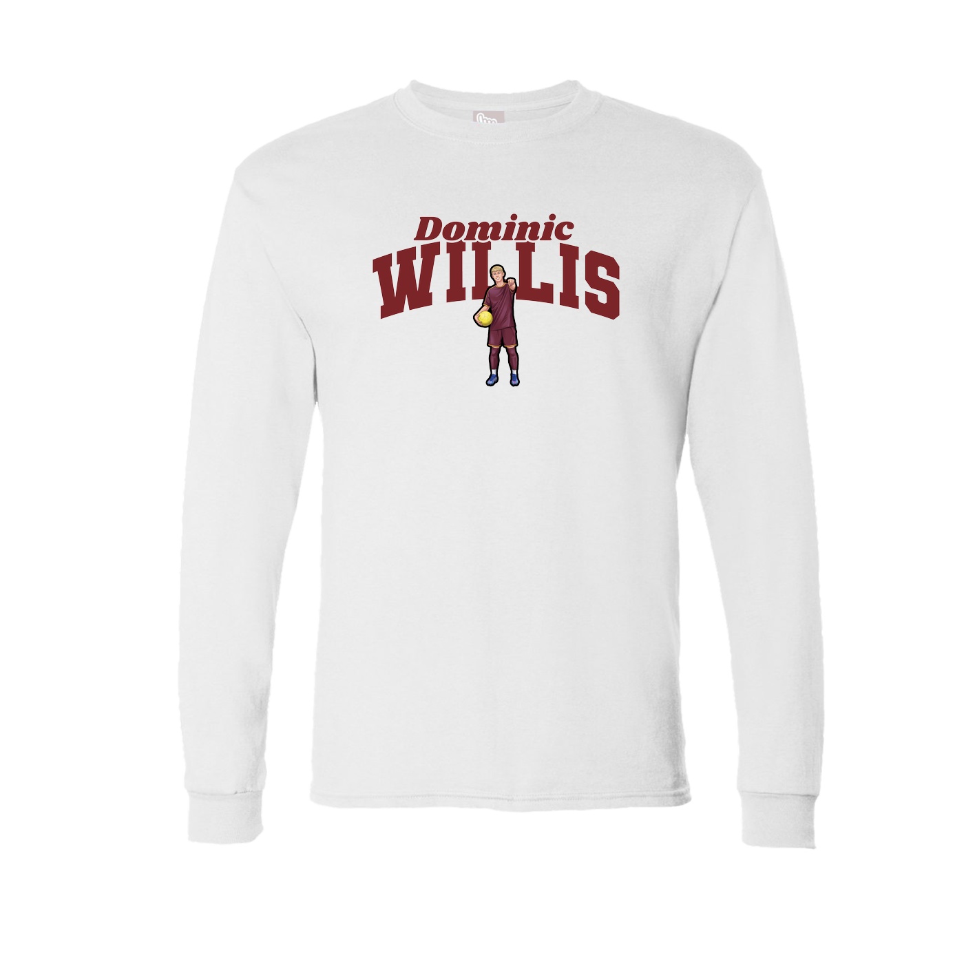 Long Sleeve Tee — Signature Arch in White