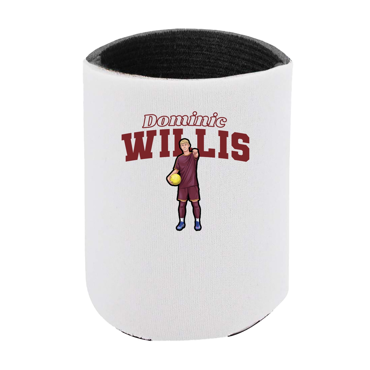 Can Holder — Name Arch in White