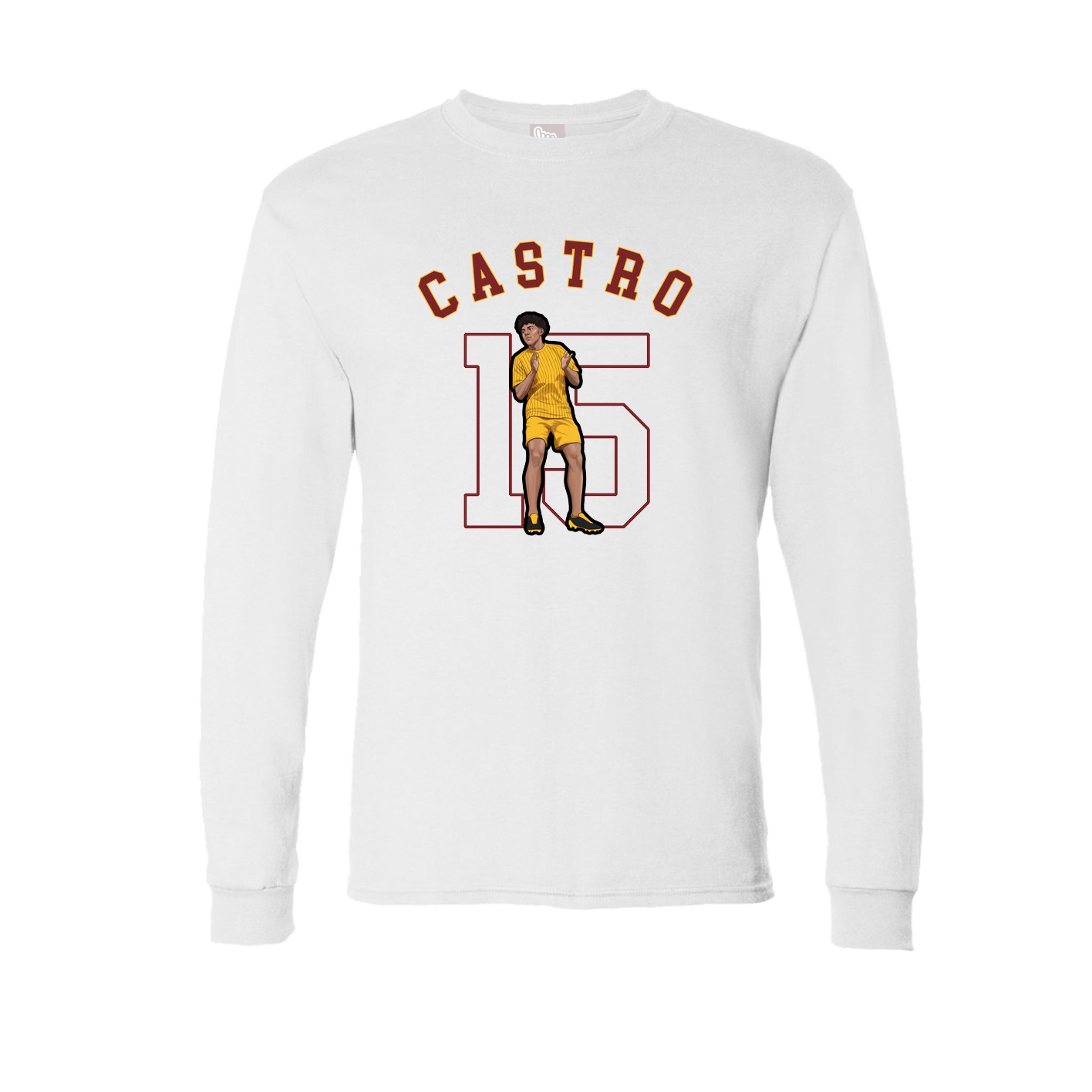 Long Sleeve Tee — Shirsey Arch in White