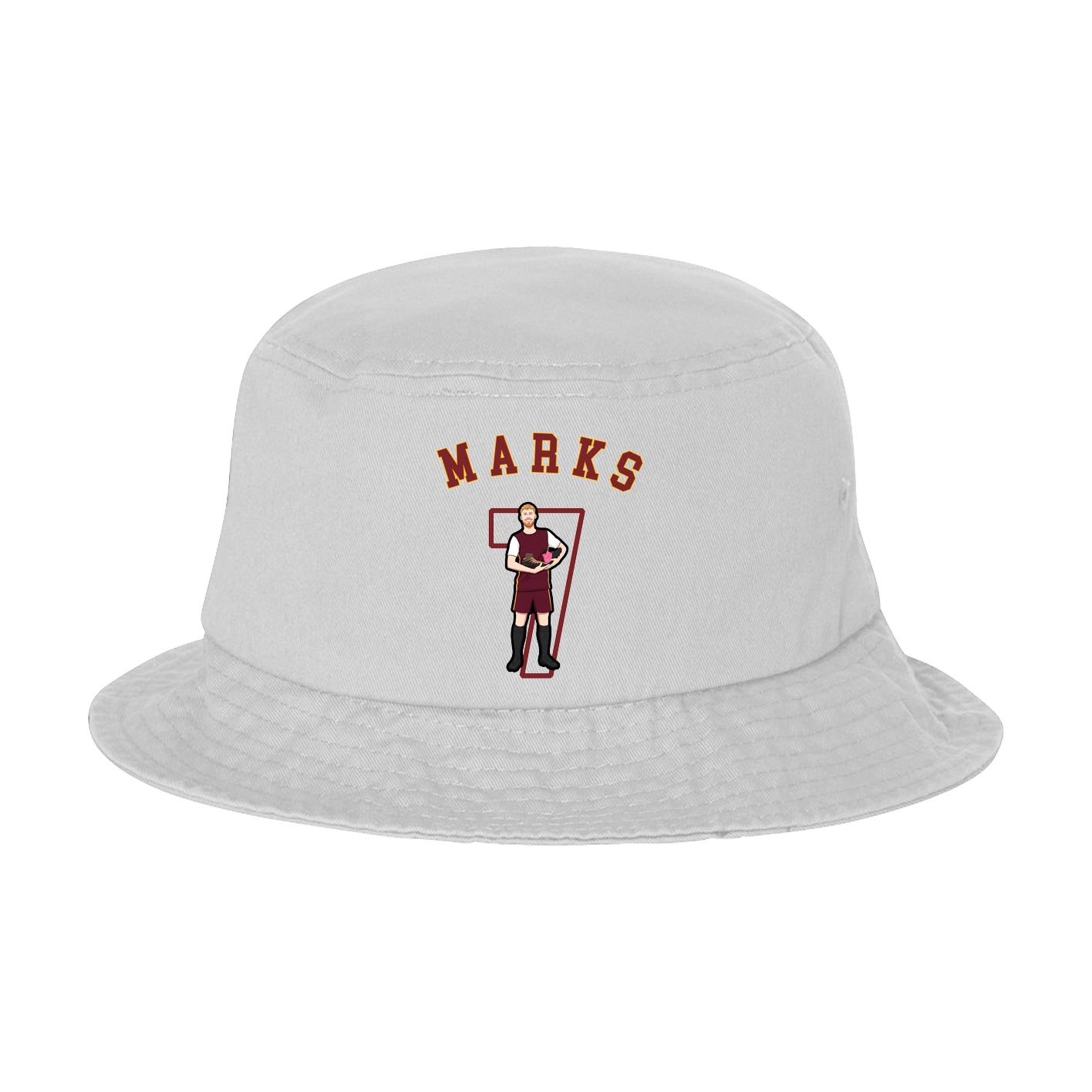 Bucket Cap — Shirsey Arch in White