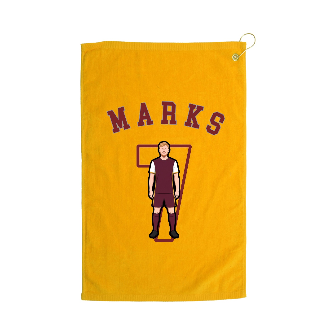 Golf Towel — Shirsey Arch in Gold