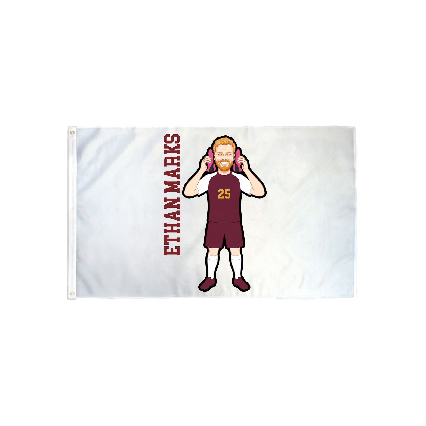 3x5 Flag — Name Vertical in Classic