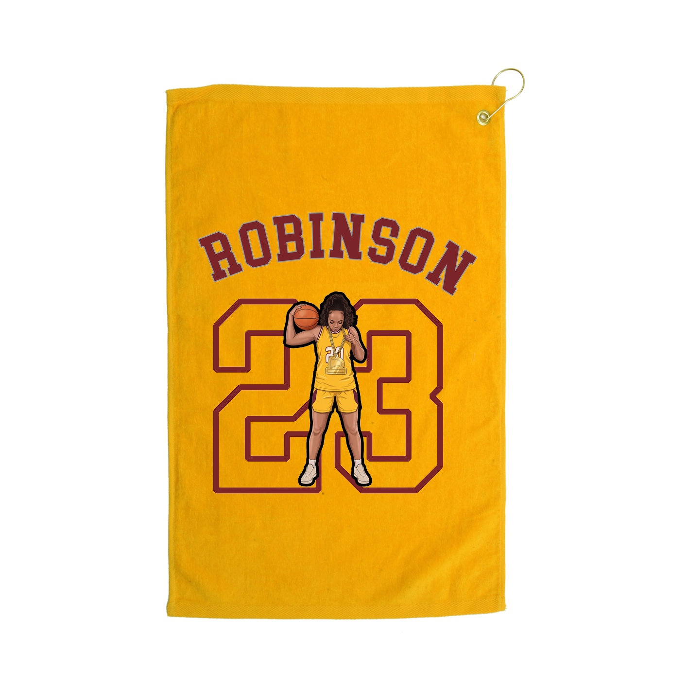 Golf Towel — Shirsey Arch in Gold