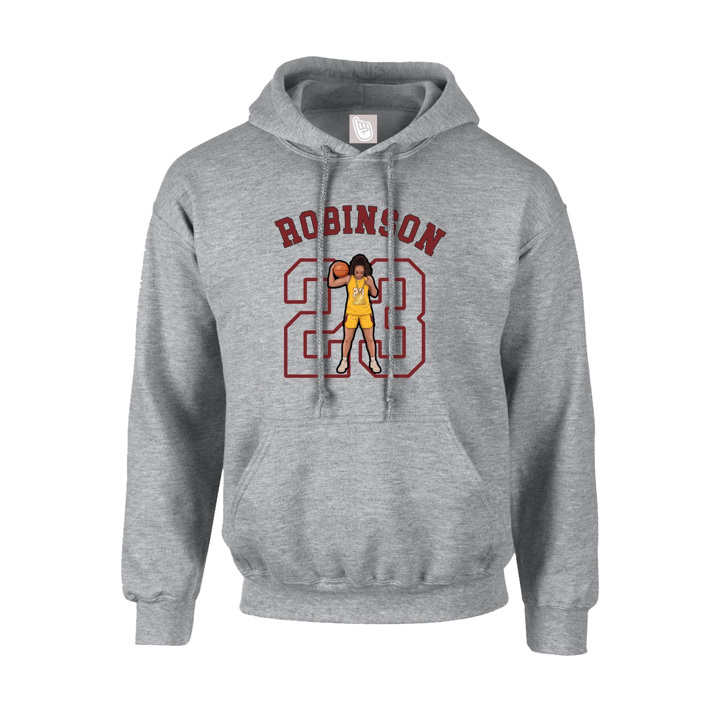 Youth Hoodie — Shirsey Arch in Grey