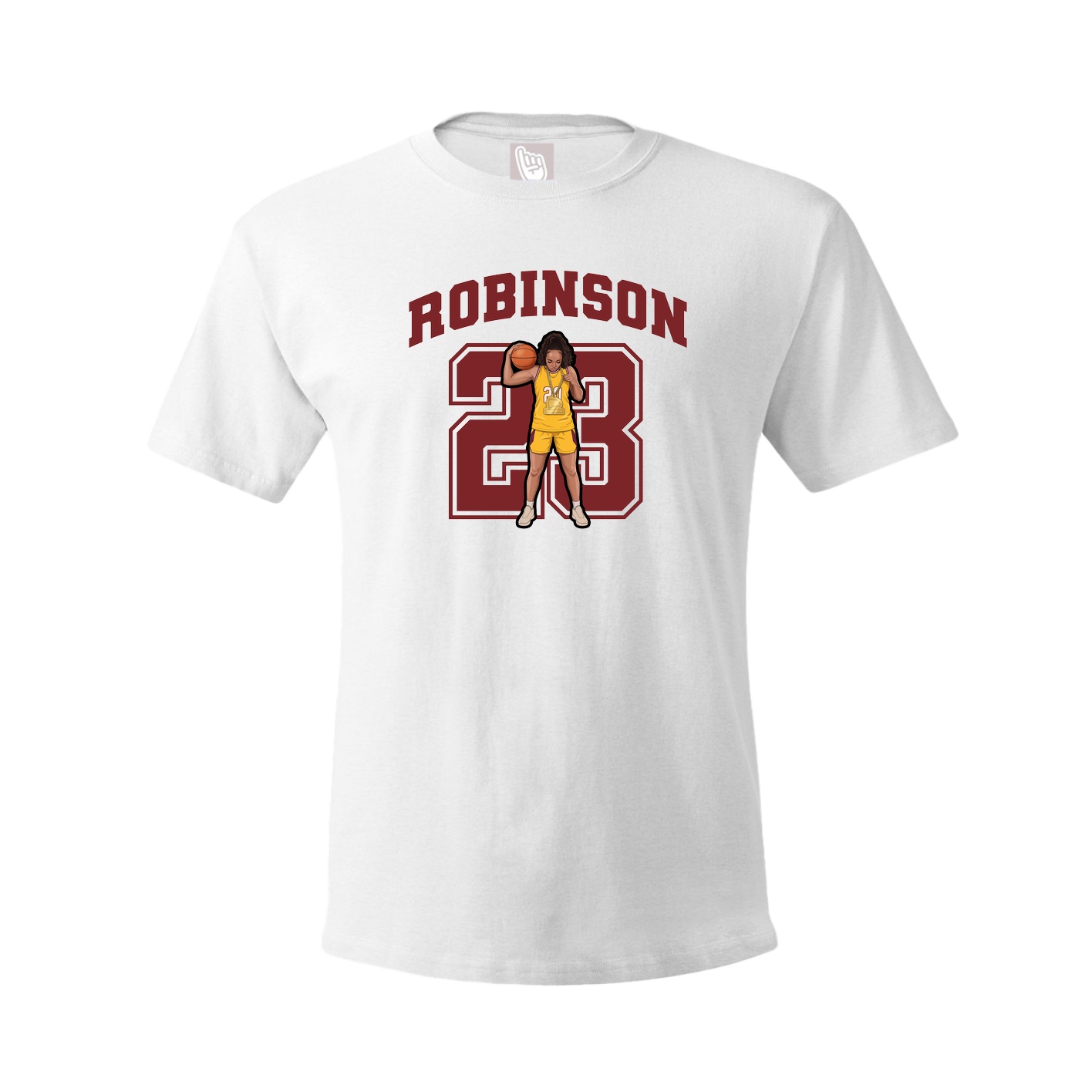 Tee — Number in White
