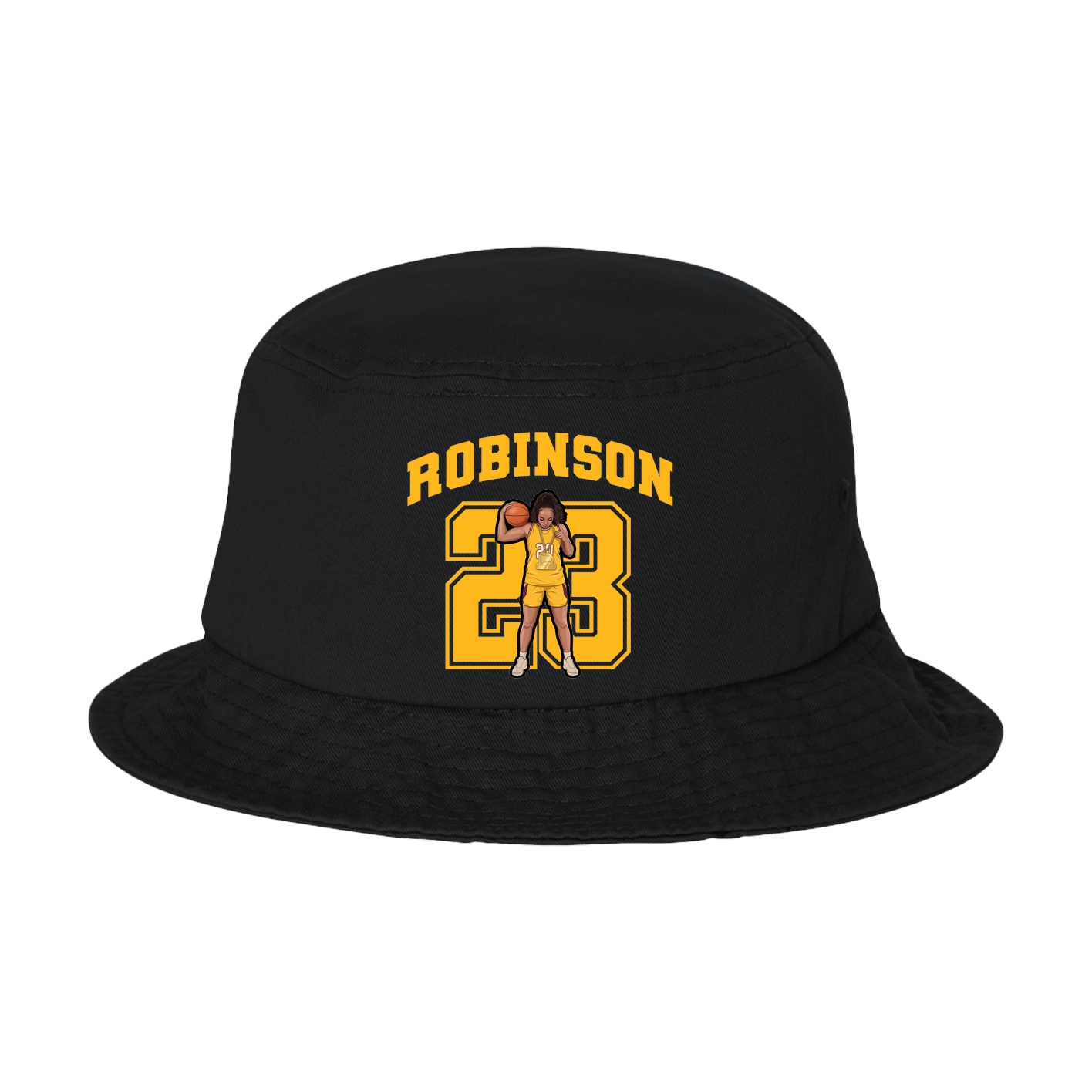 Bucket Cap — Number in Black