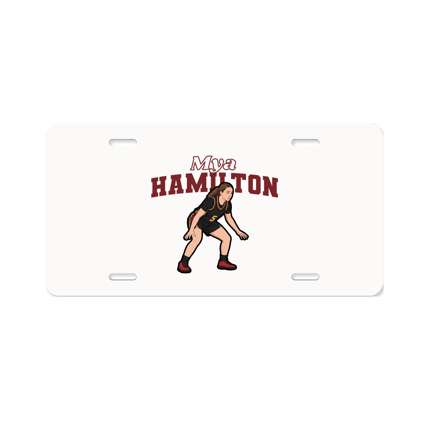 License Plate — Name Arch in Classic