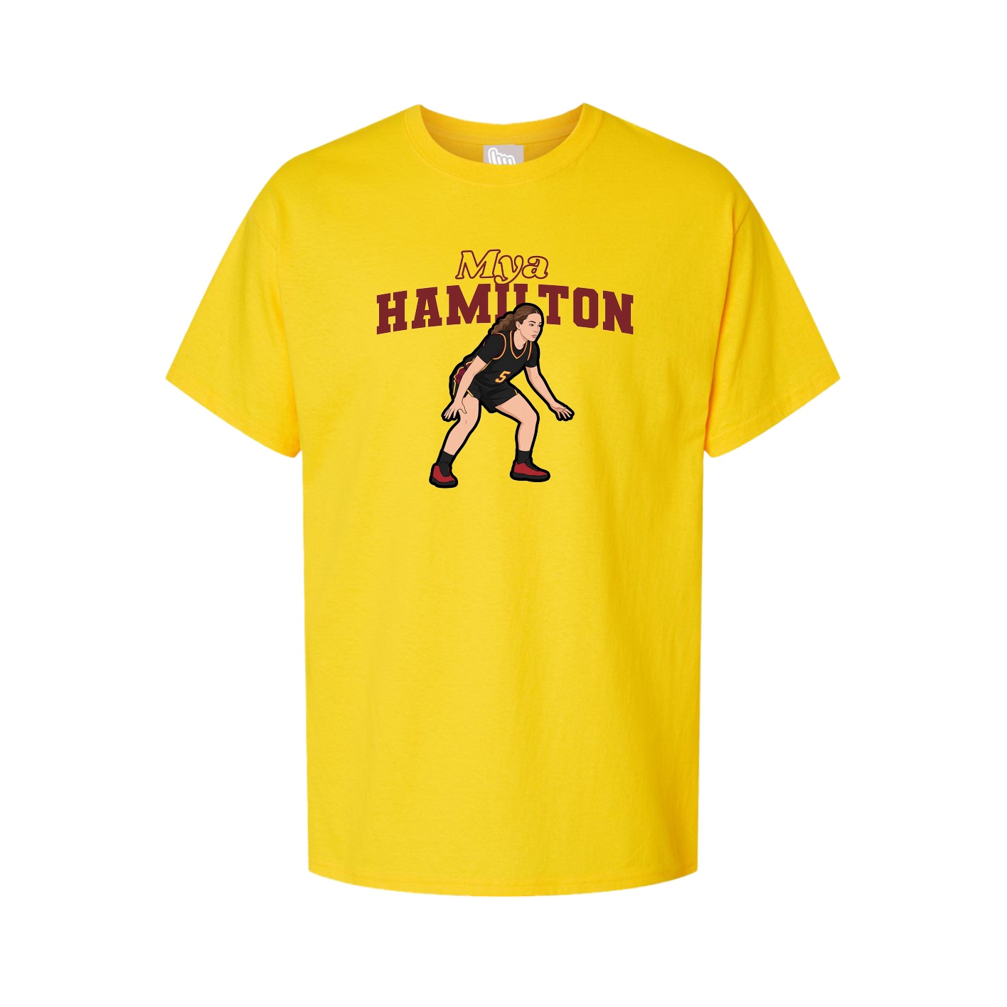 Tee — Name Arch in Gold
