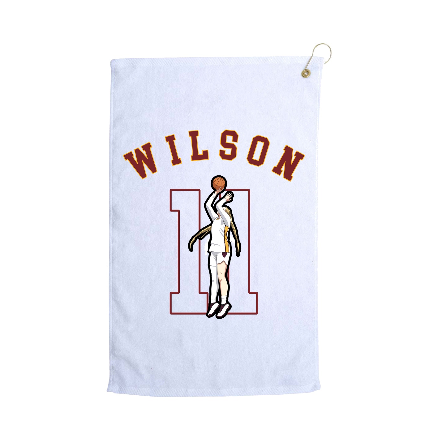 Golf Towel — Shirsey Arch in White