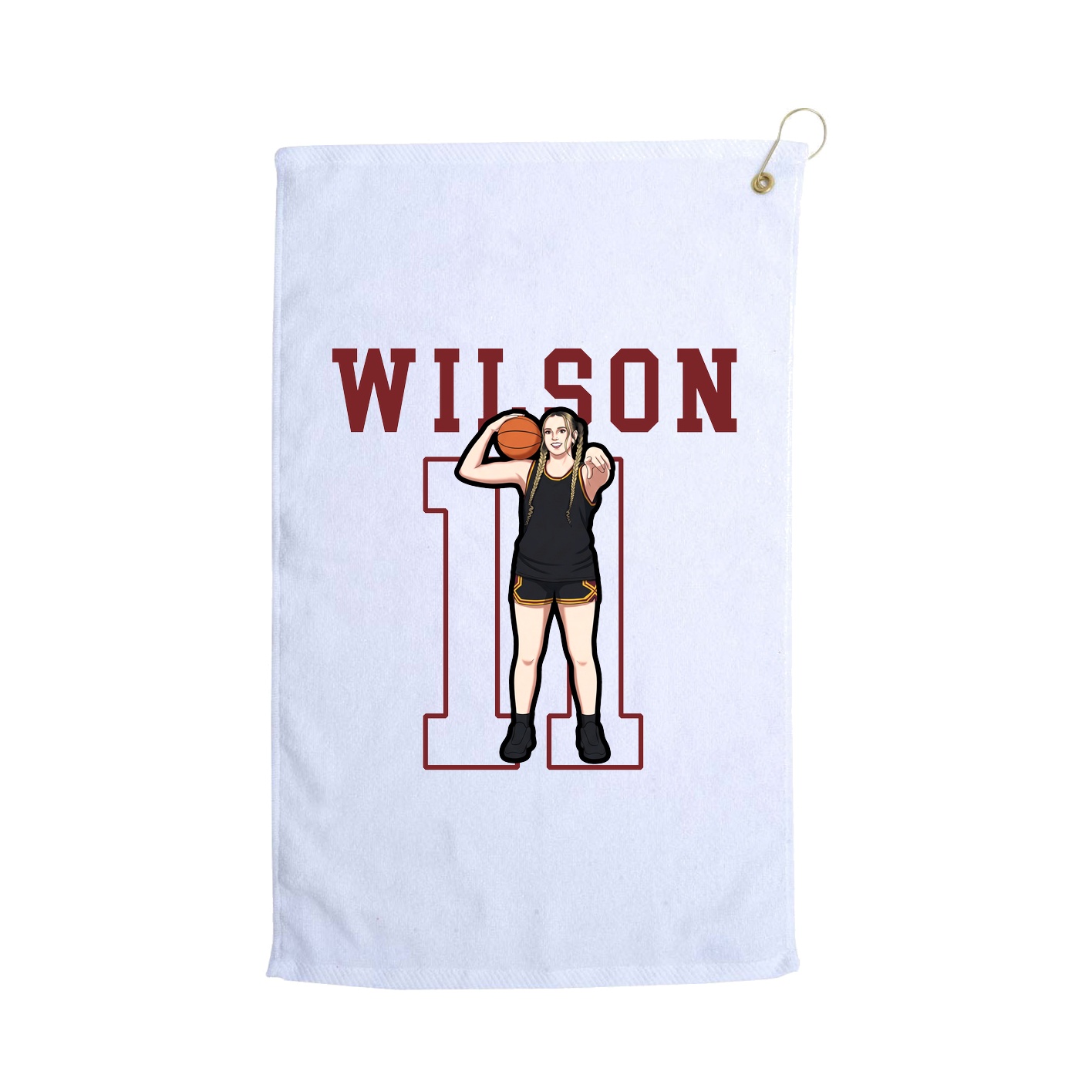 Golf Towel — Shirsey in White