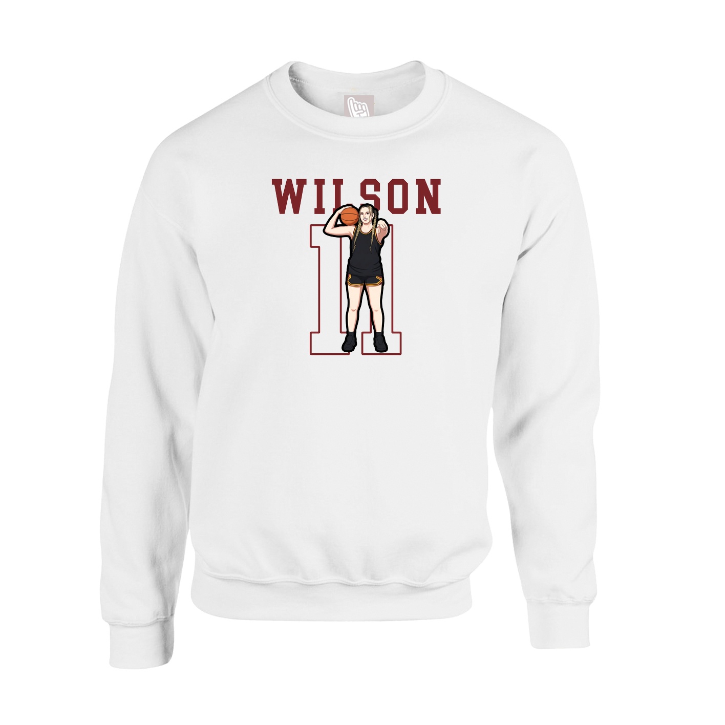 Fleece Crew — Shirsey in White