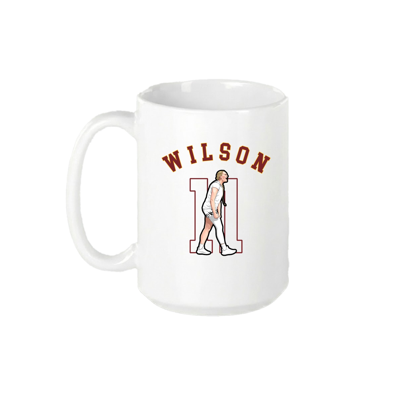 15oz Coffee Mug — Shirsey Arch in White