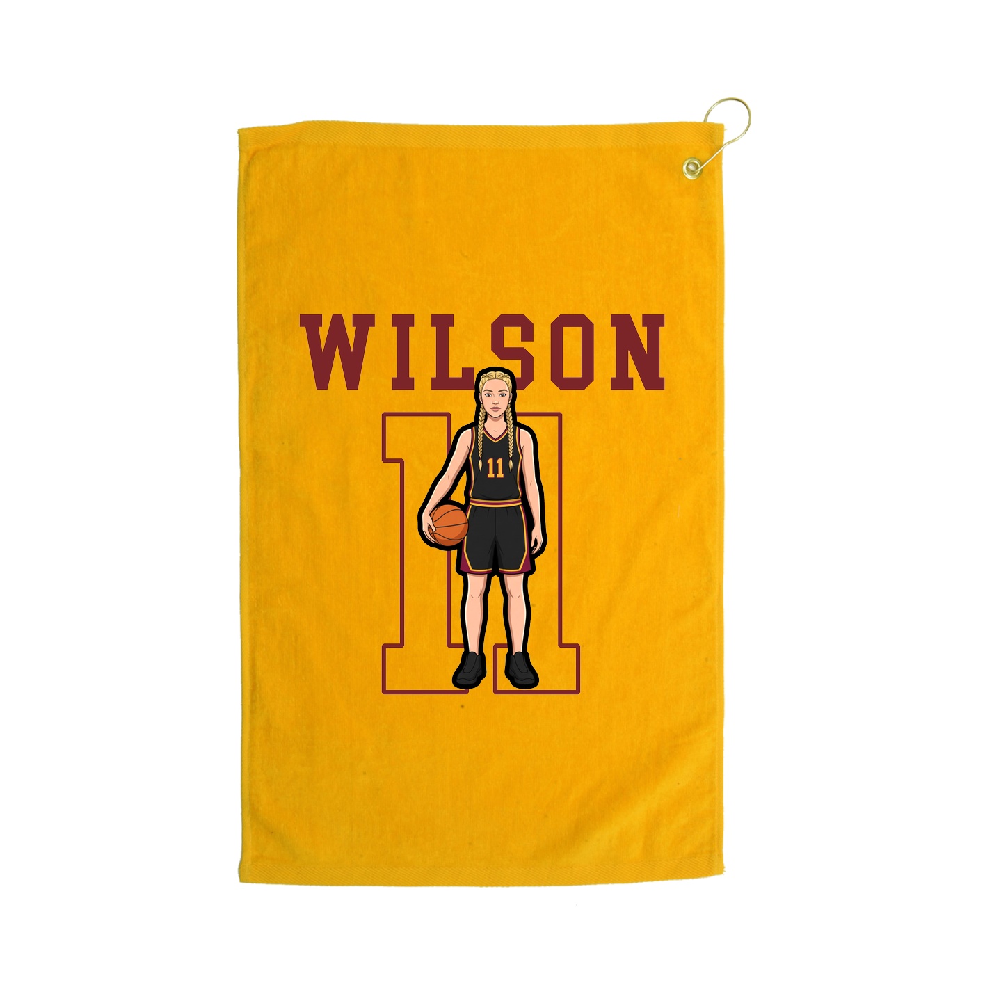 Golf Towel — Shirsey in Gold