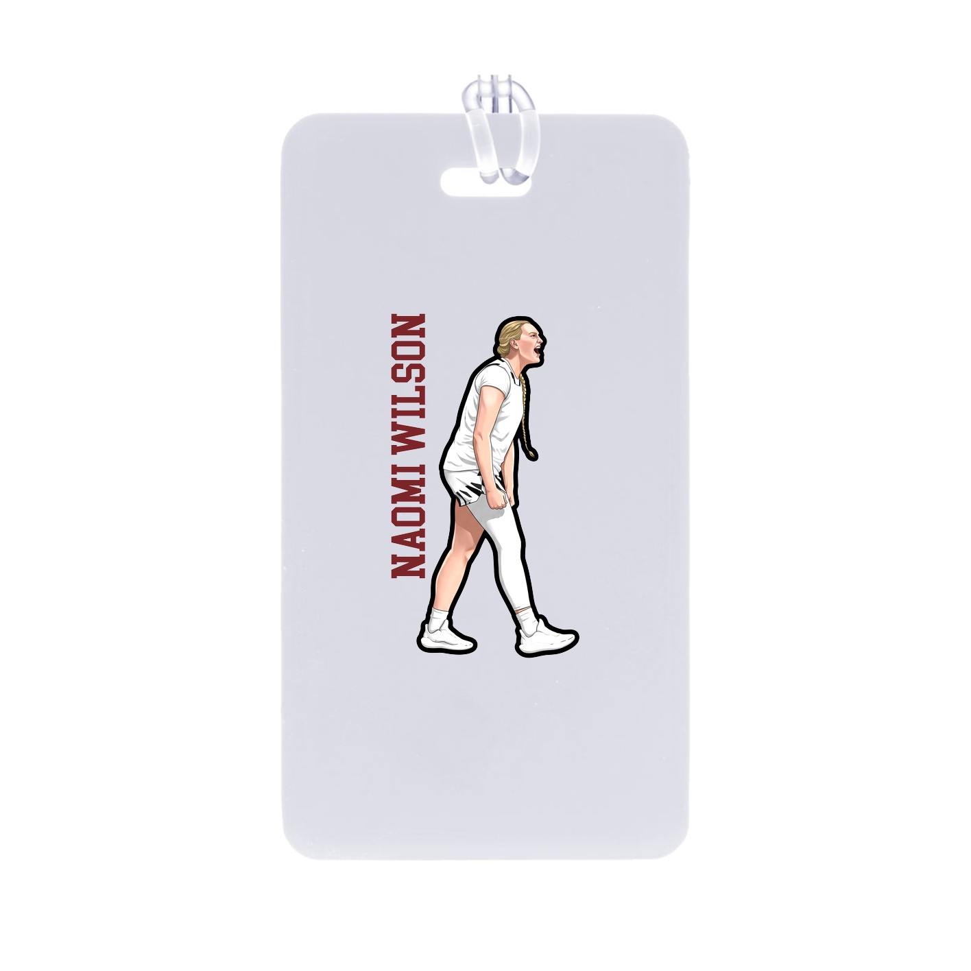 Bag Tag — Name Vertical in Classic