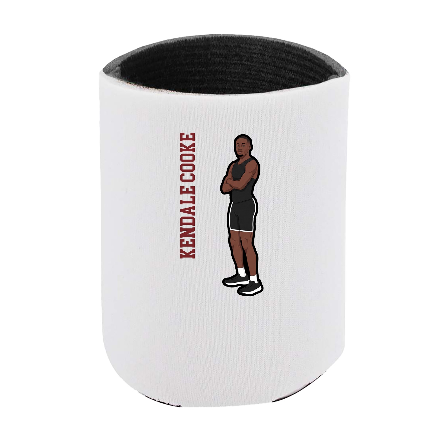 Can Holder — Name Vertical in White