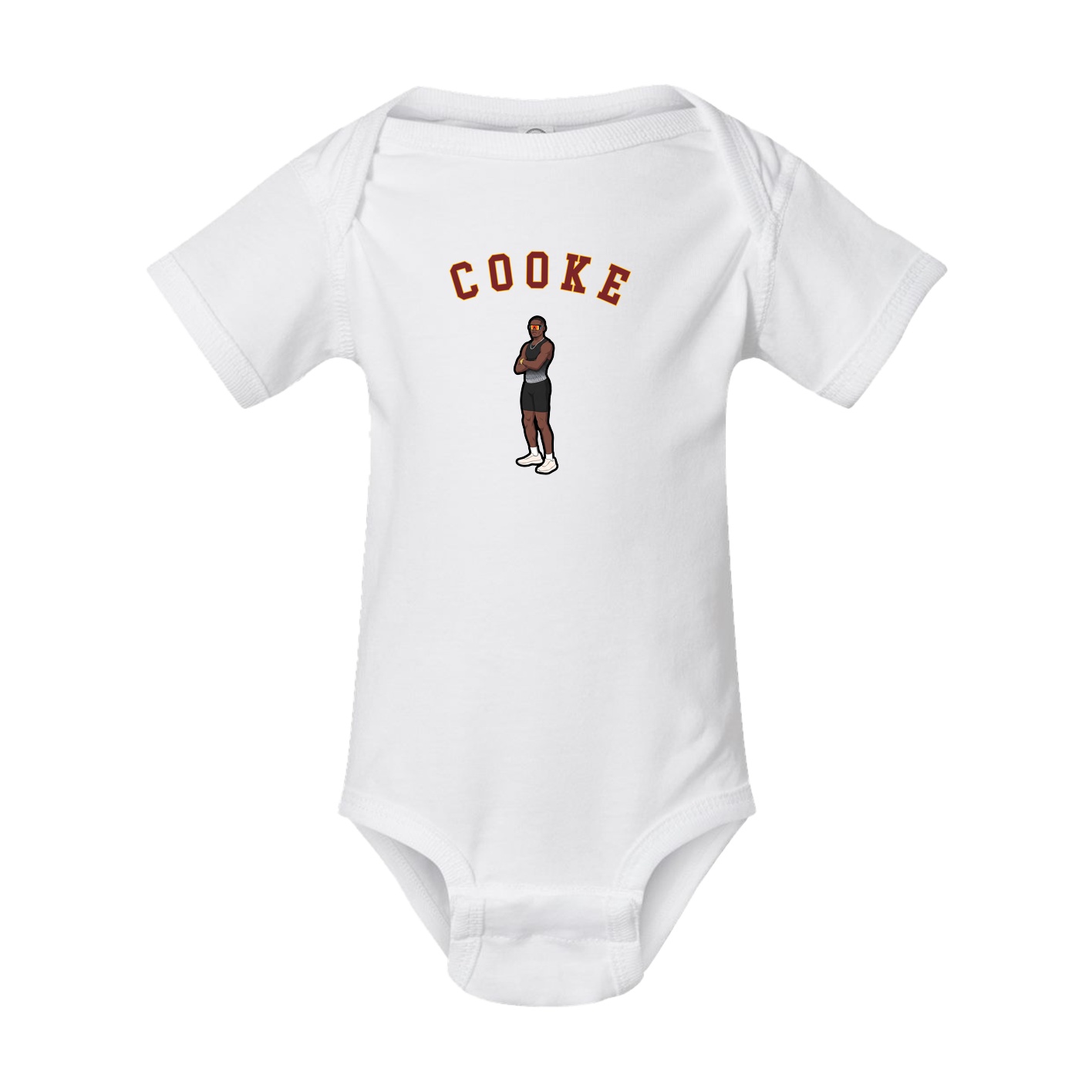 Baby Onesie — Shirsey Arch in White