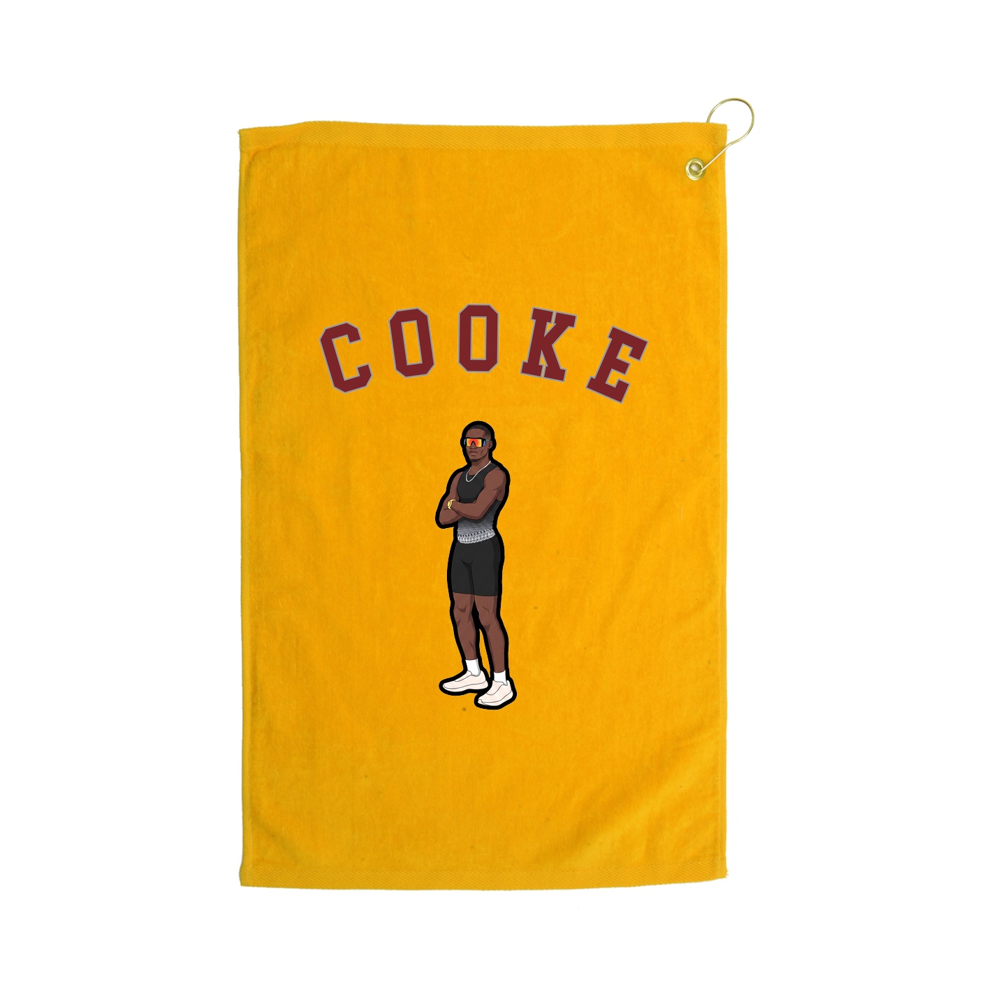 Golf Towel — Shirsey Arch in Gold