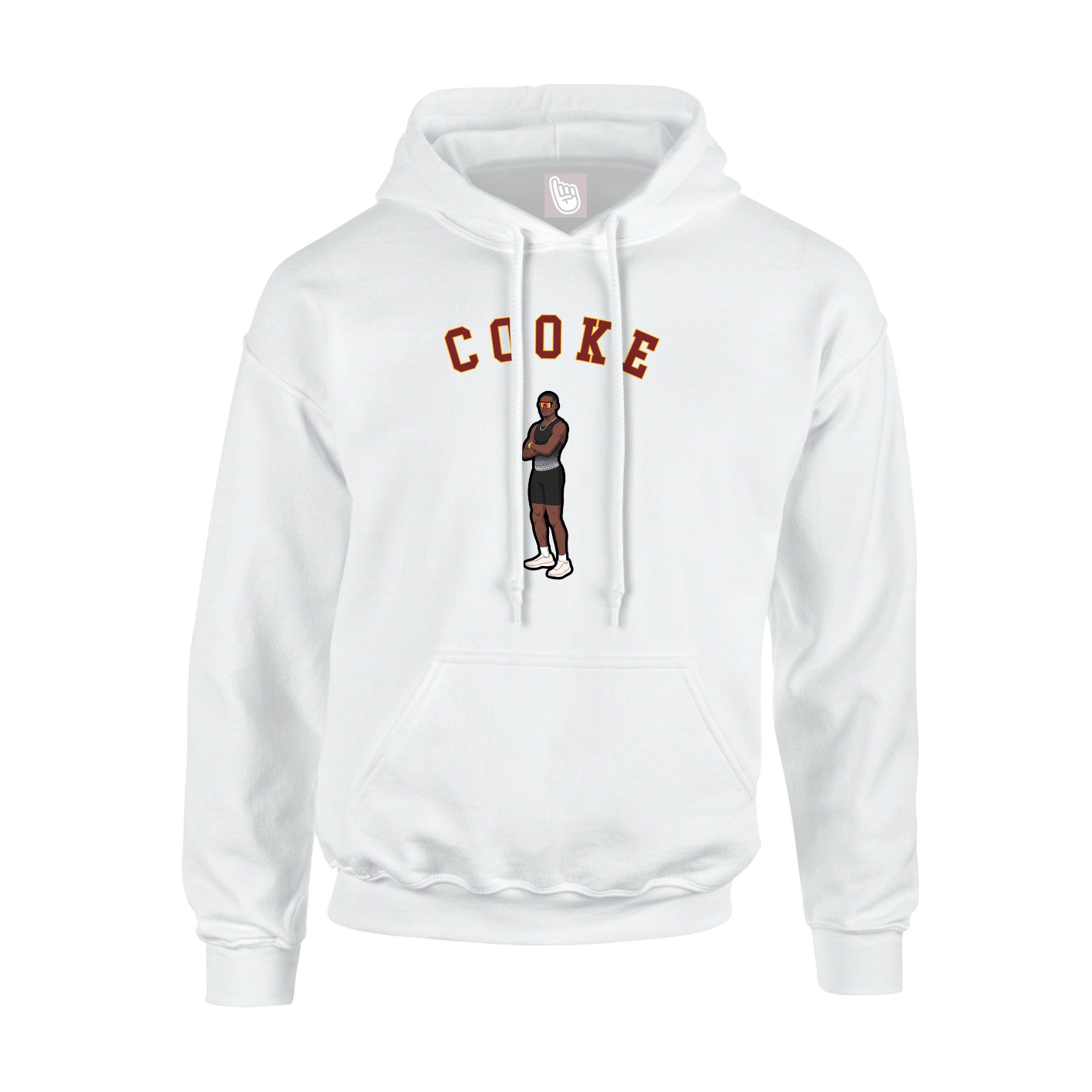 Youth Hoodie — Shirsey Arch in White