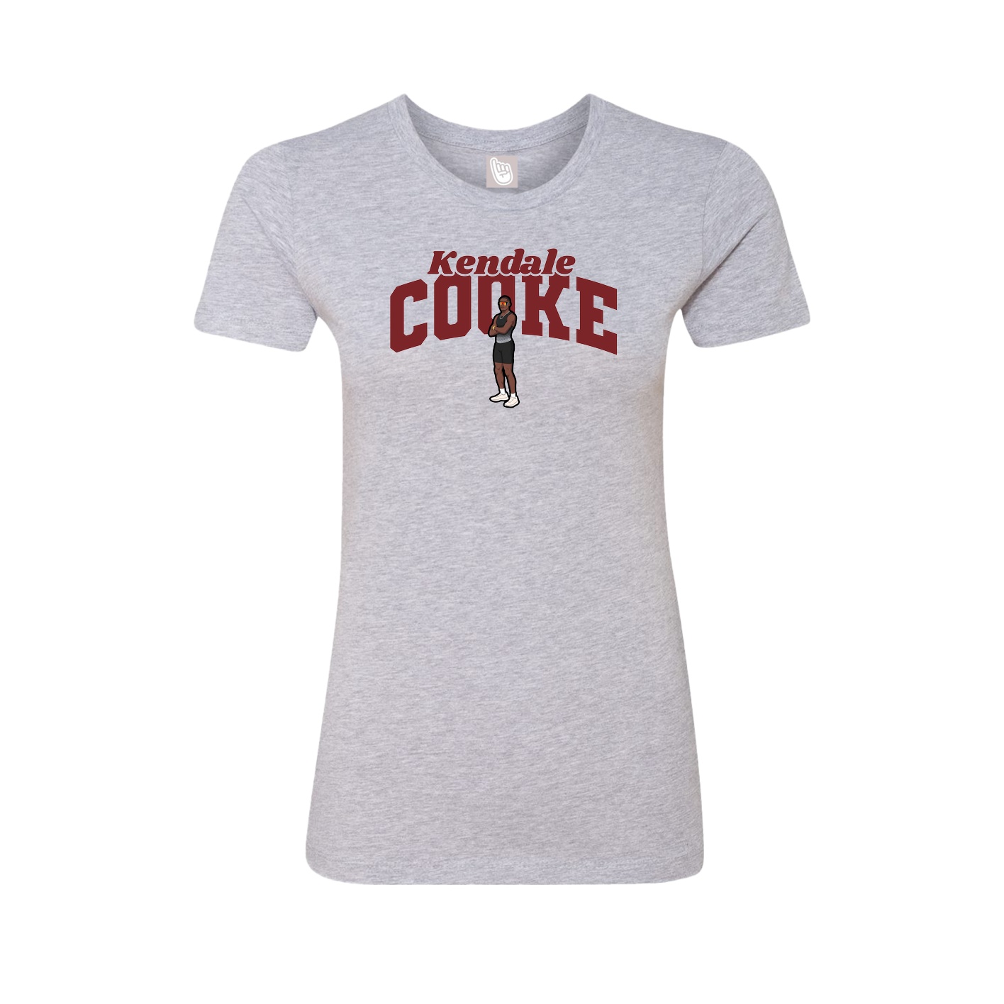 Womens Tee — Signature Arch in Grey
