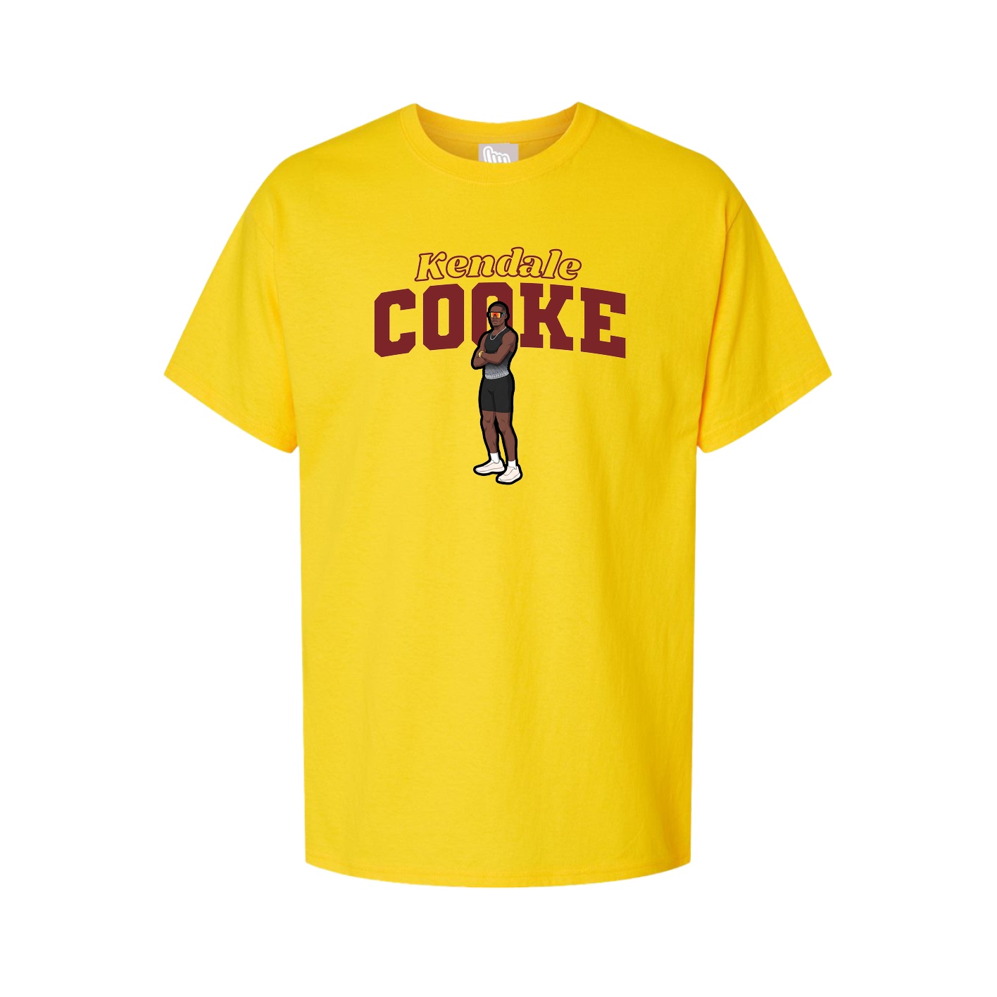 Tee — Name Arch in Gold