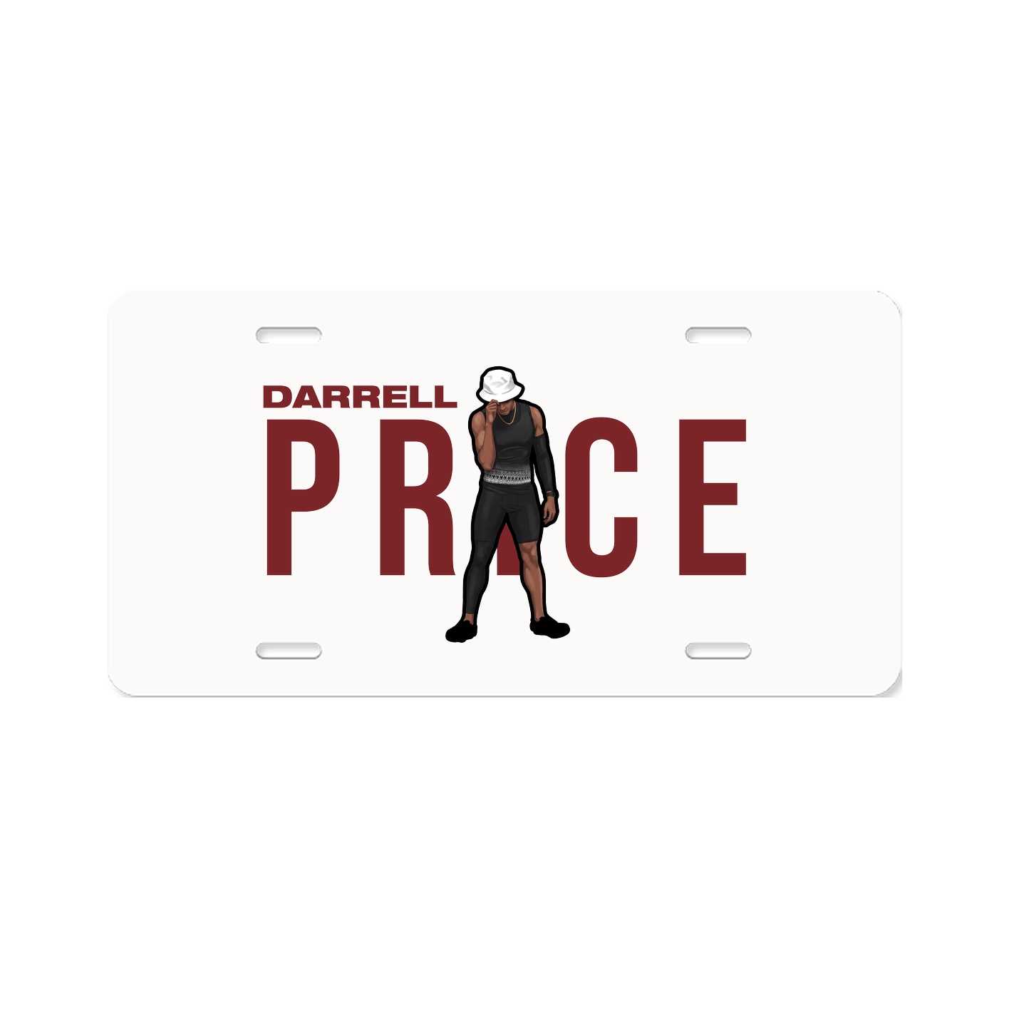 License Plate — Player Name in Classic