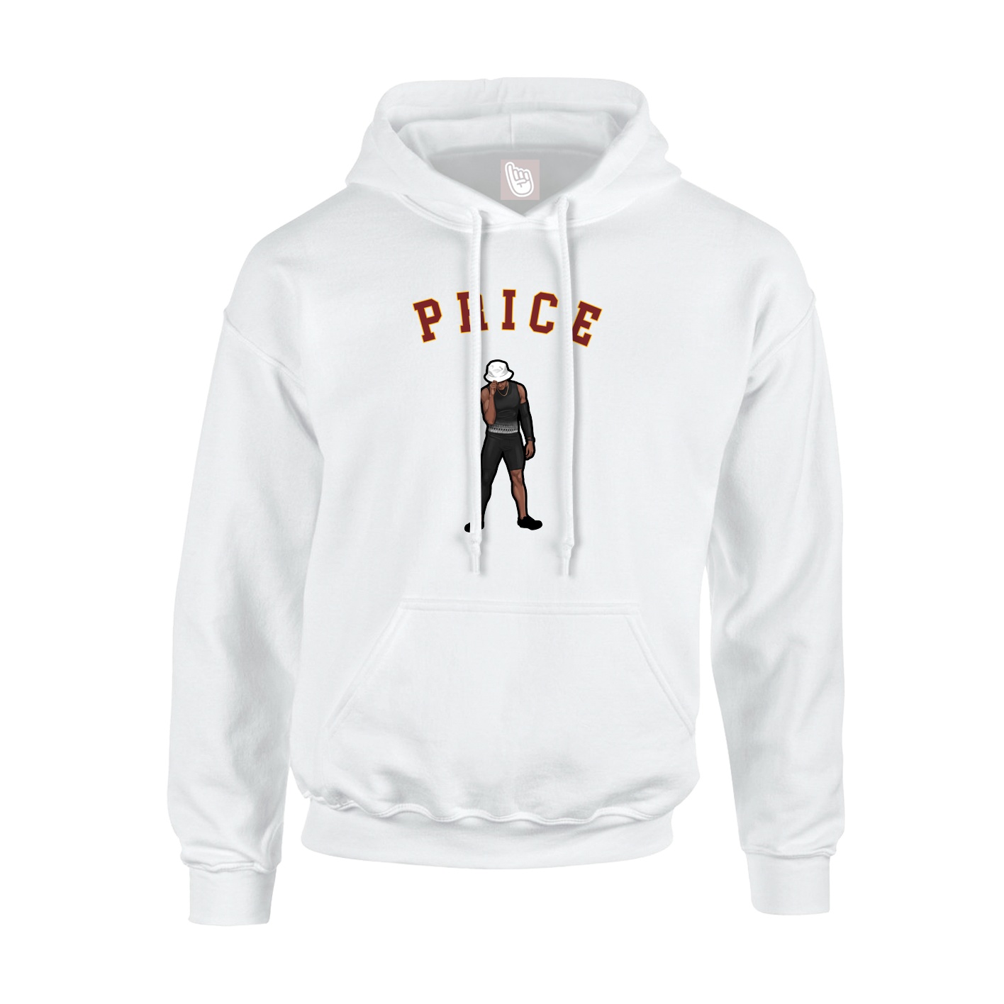 Hoodie — Shirsey Arch in White