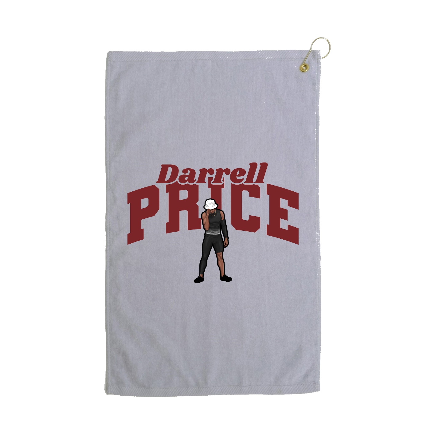 Golf Towel — Signature Arch in Grey
