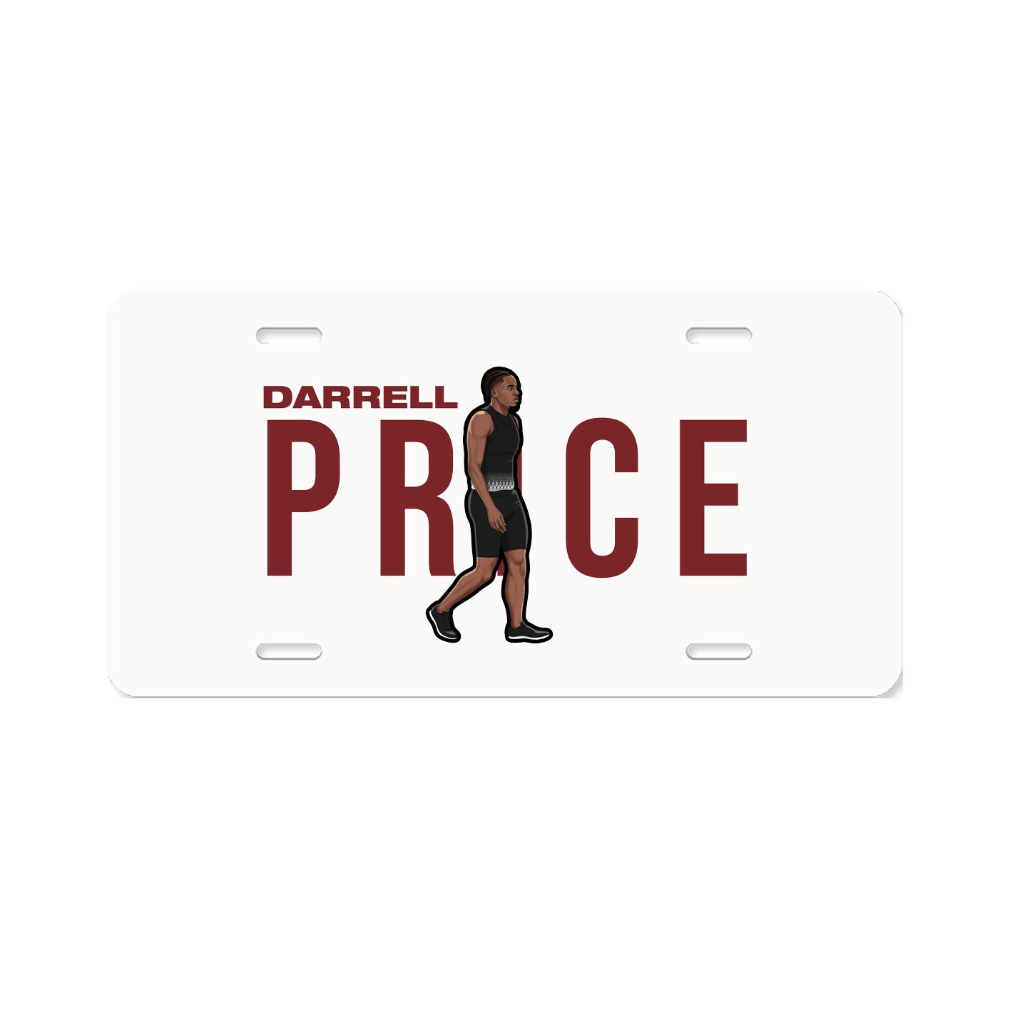 License Plate — Player Name in Classic