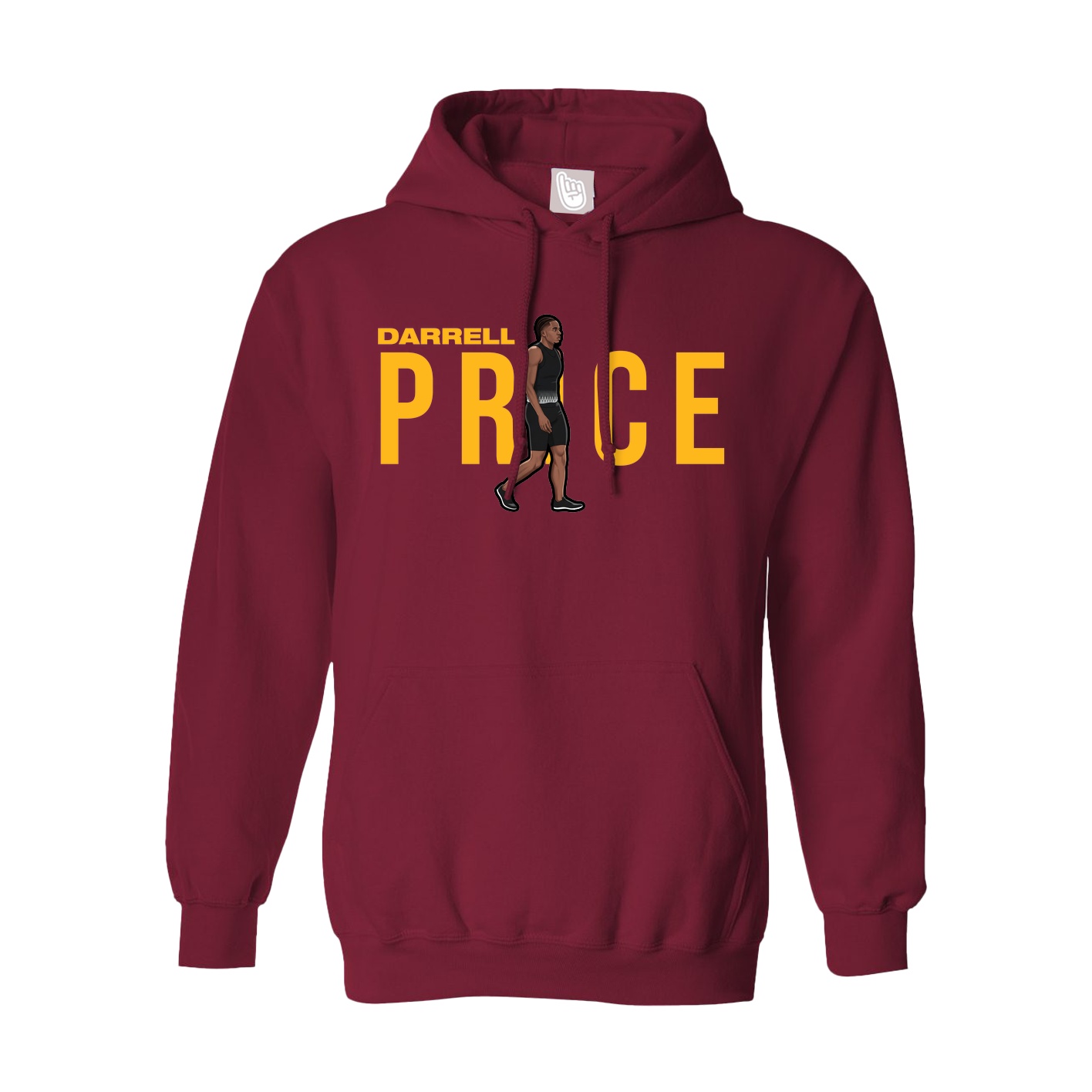Hoodie — Player Name in Cardinal