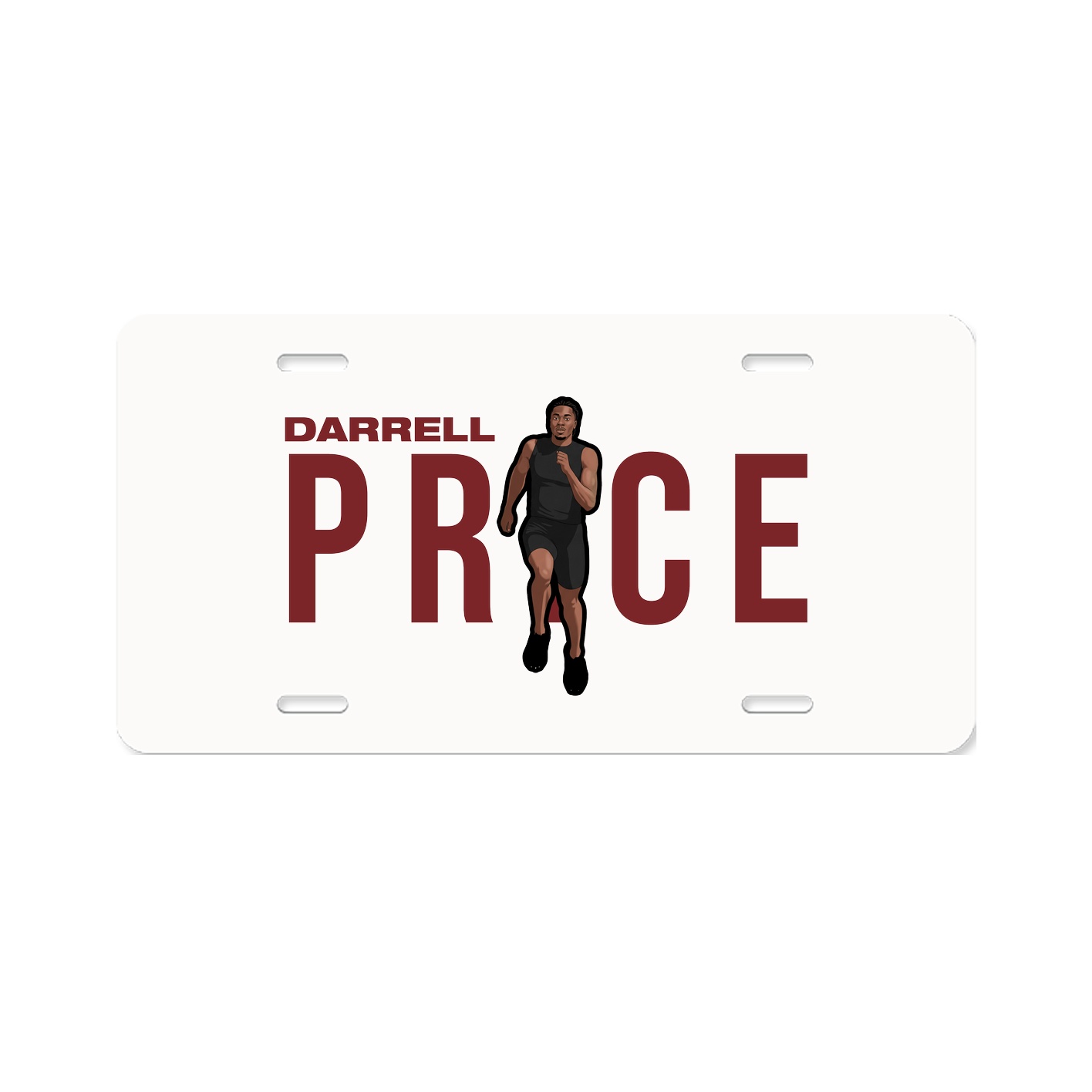 License Plate — Player Name in Classic