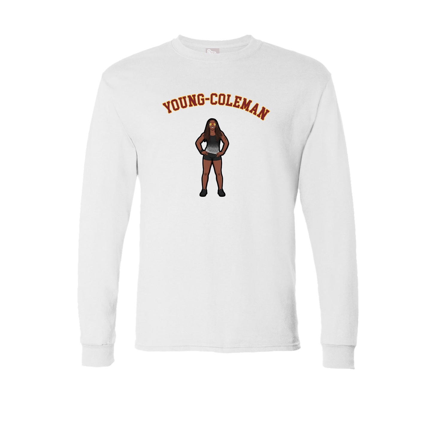 Long Sleeve Tee — Shirsey Arch in White